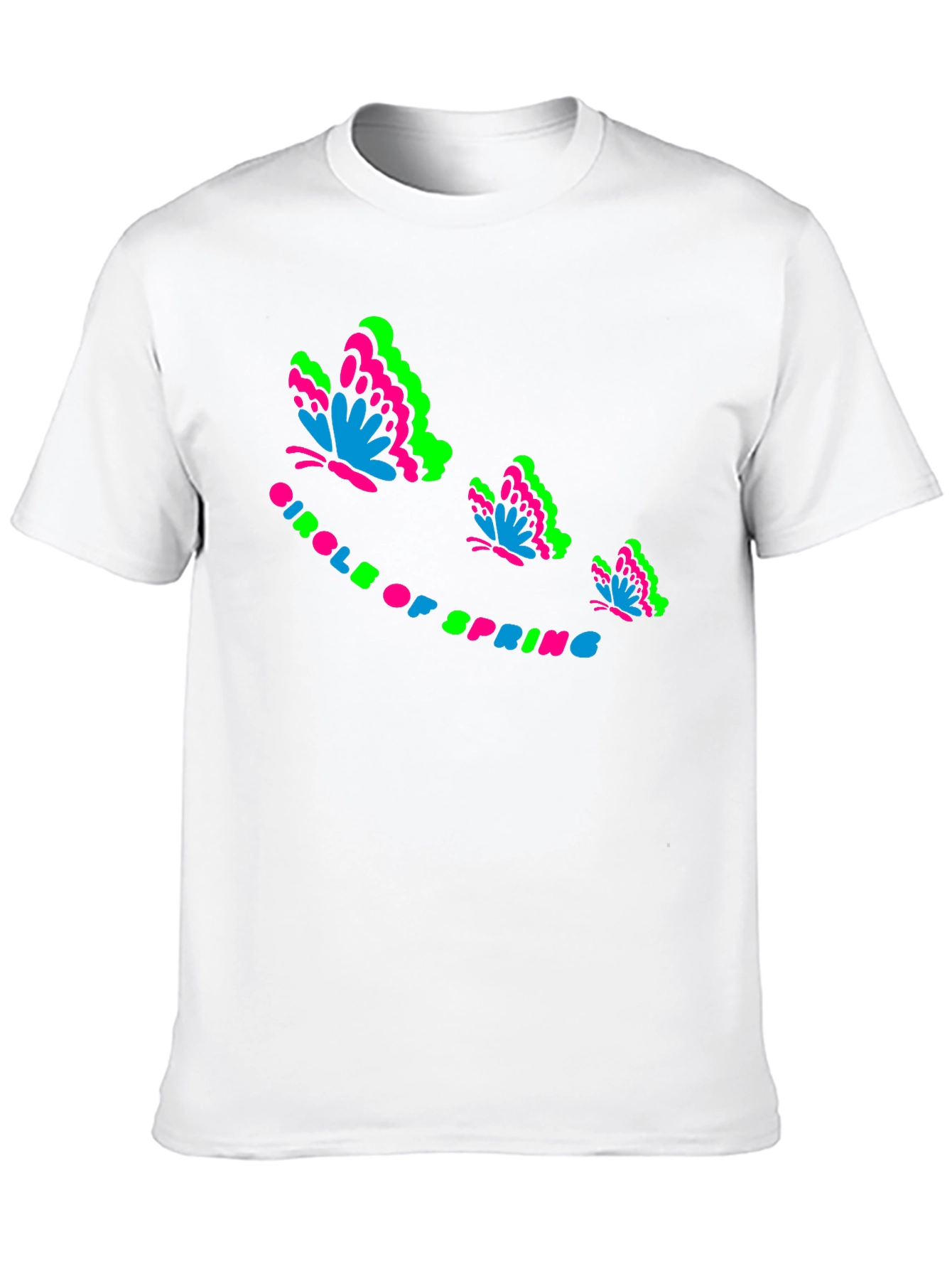 Circle of Spring Butterfly Graphic Tee