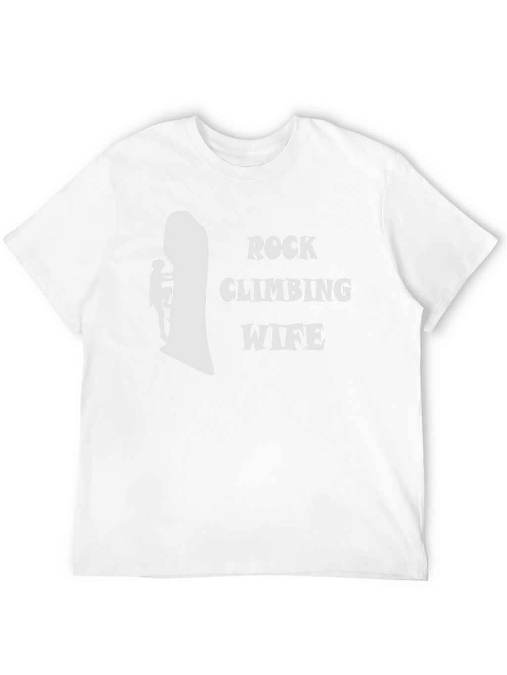 Rock Climbing Wife T-Shirt - Black