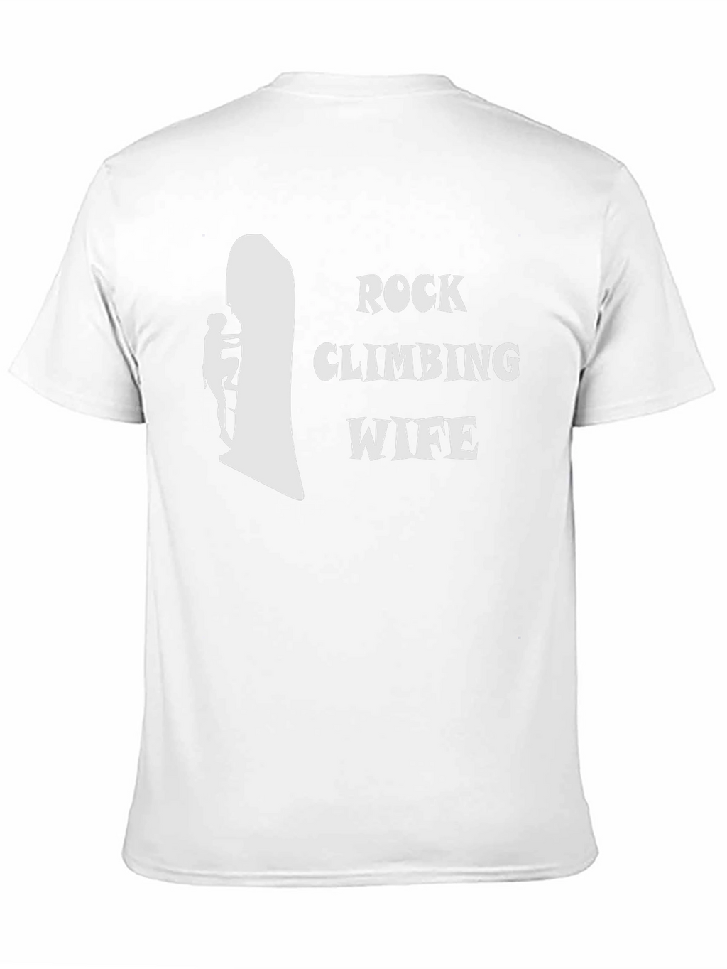 Rock Climbing Wife T-Shirt - Black