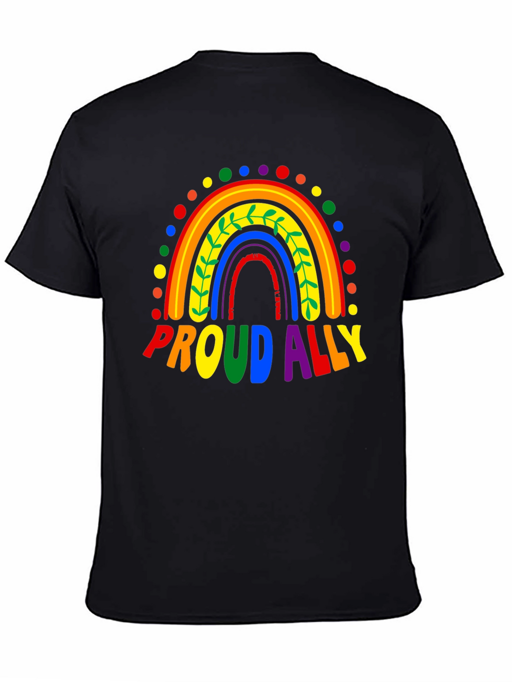 Proud Ally Rainbow LGBTQ+ Pride T-Shirt