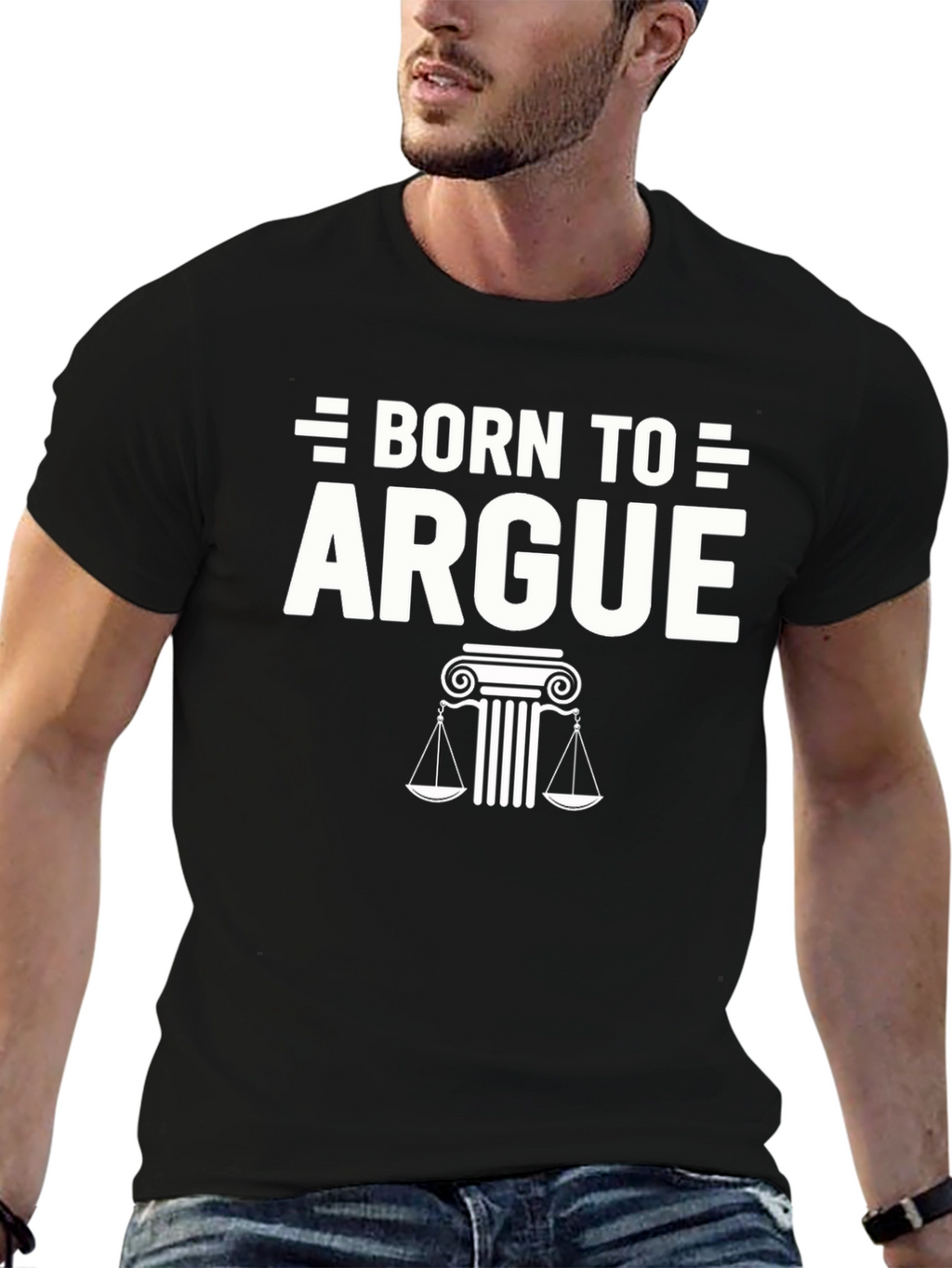 Born to Argue Graphic Tee - Lawyer Gift