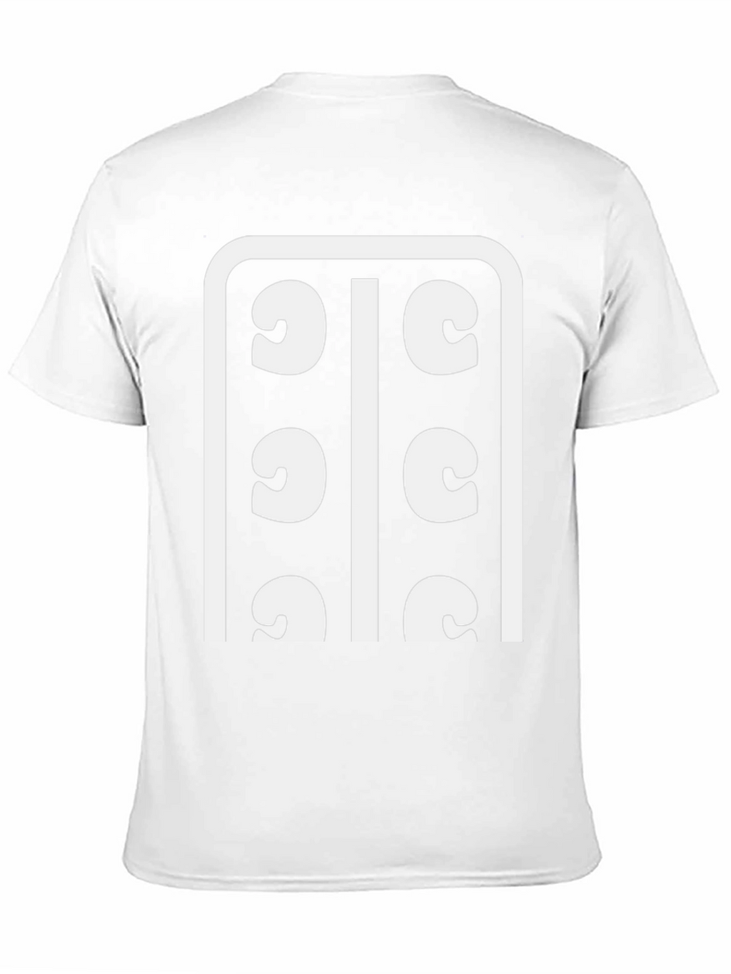 Abstract Graphic Tee - Black Cotton Blend Shirt