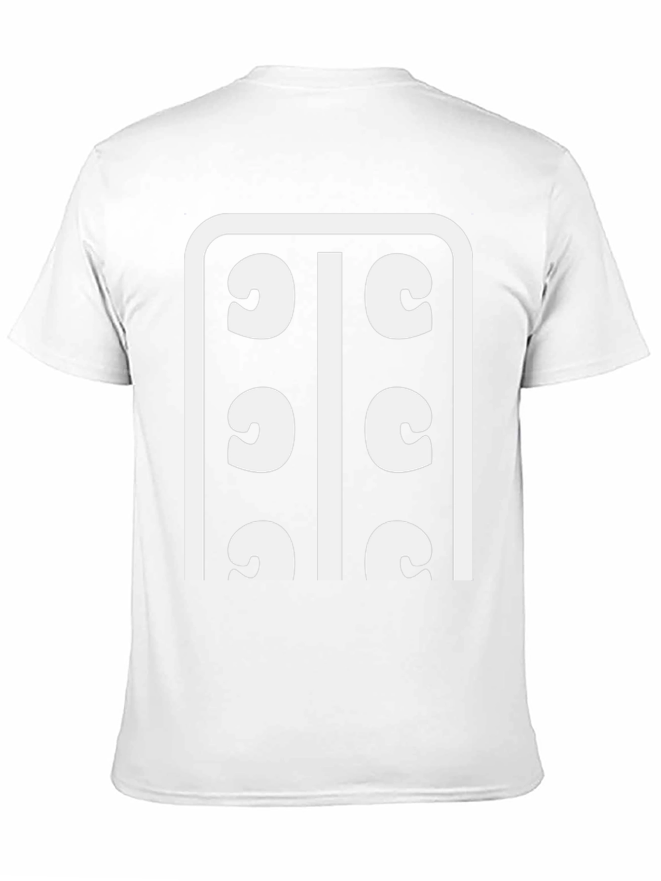 Abstract Graphic Tee - Black Cotton Blend Shirt