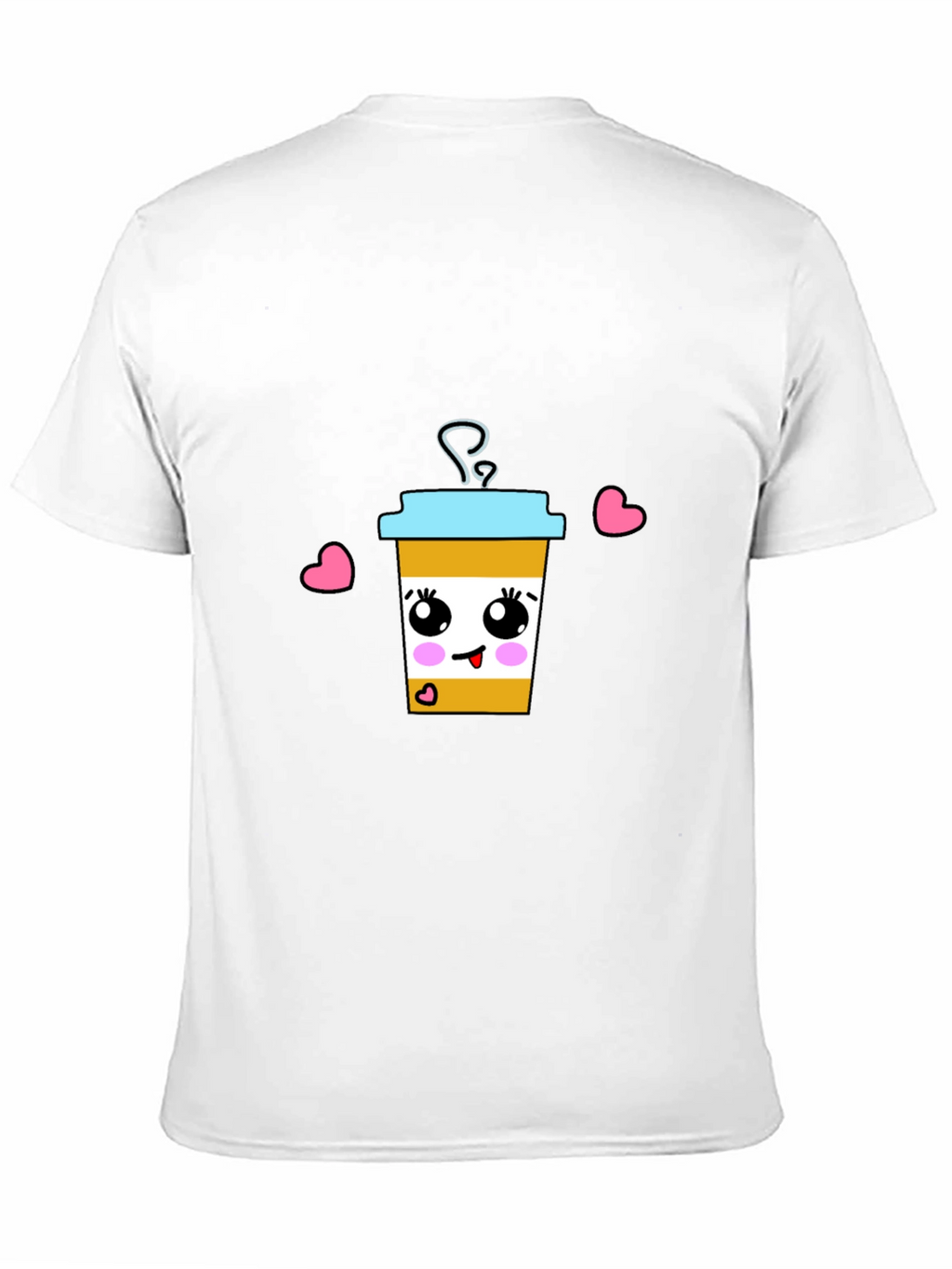 Cute Coffee Cup Graphic T-Shirt