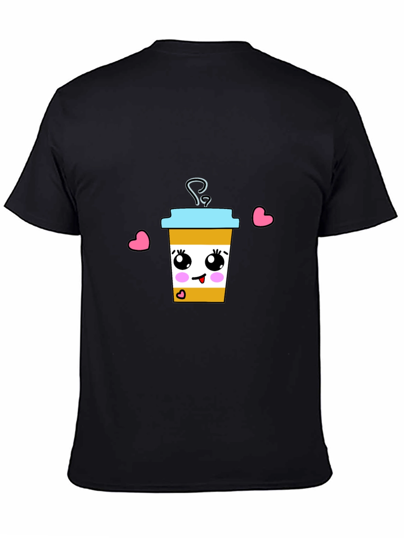 Cute Coffee Cup Graphic T-Shirt