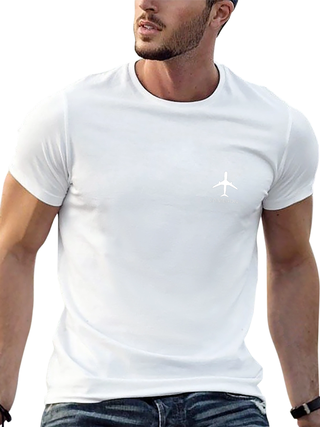 Cameron Airplane T-Shirt - Black