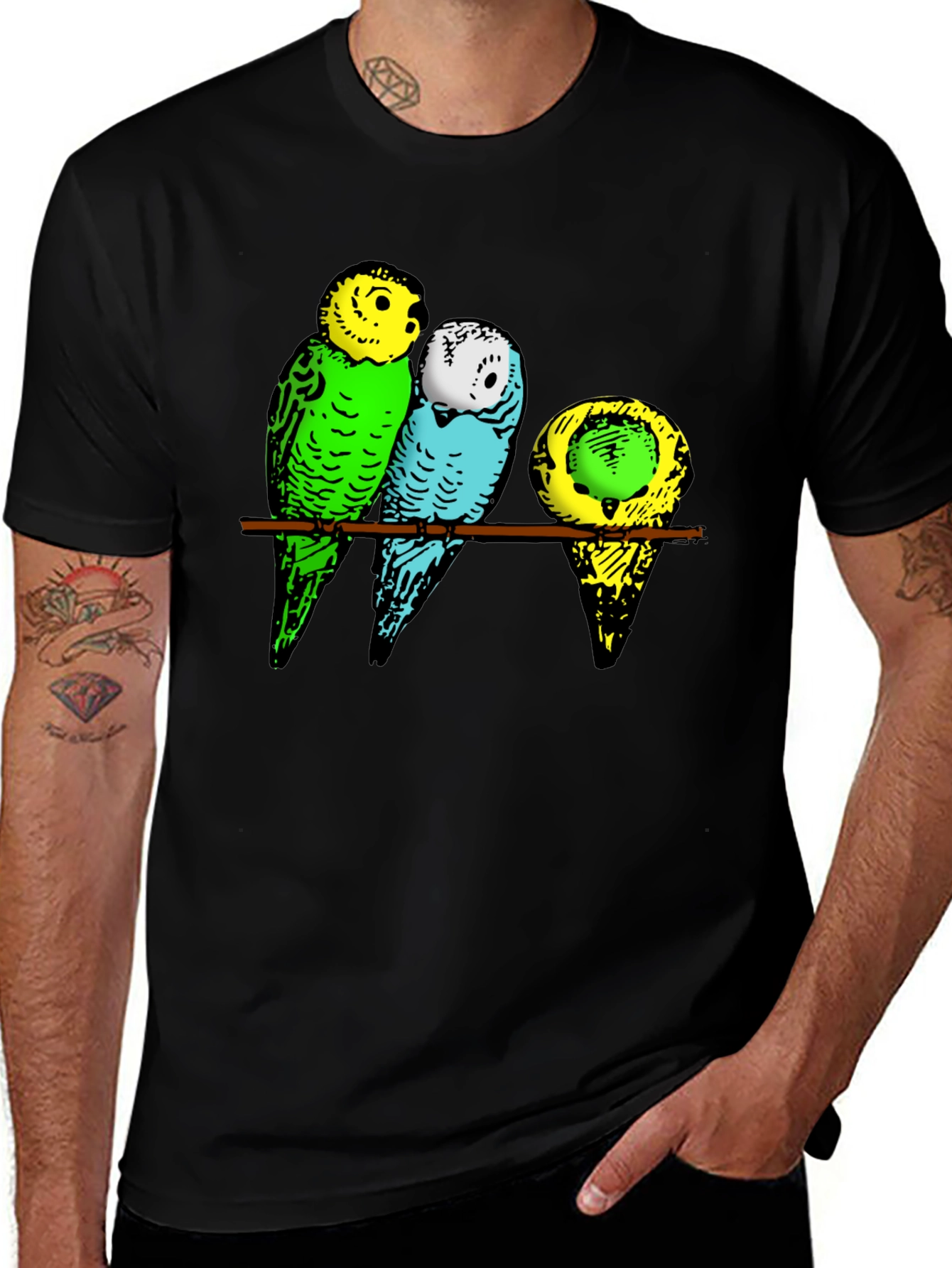Parakeet Bird T-Shirt