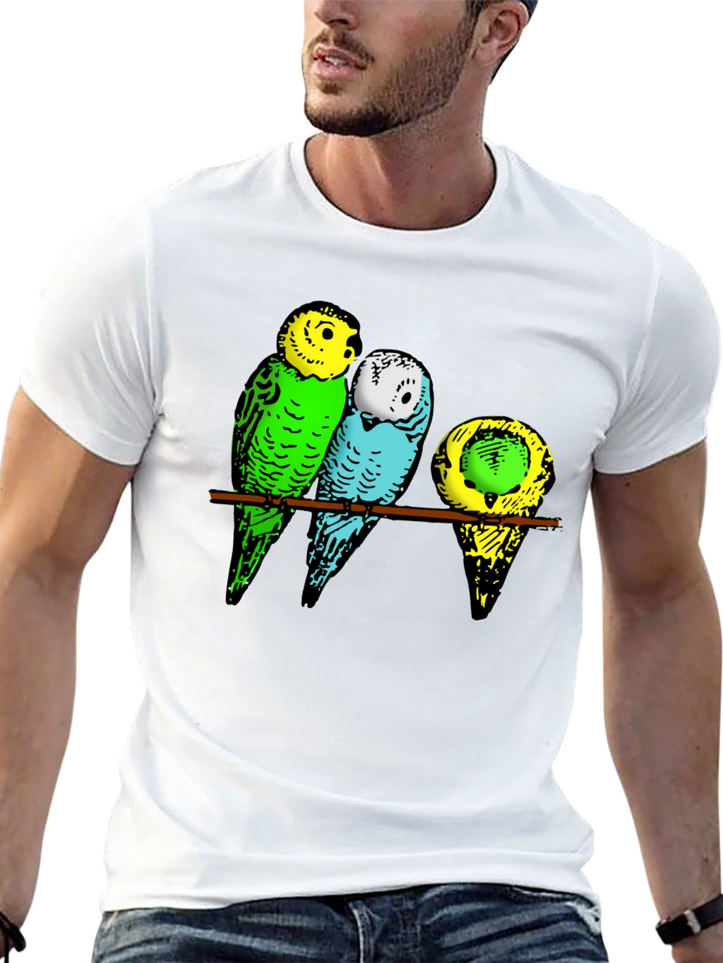 Parakeet Bird T-Shirt