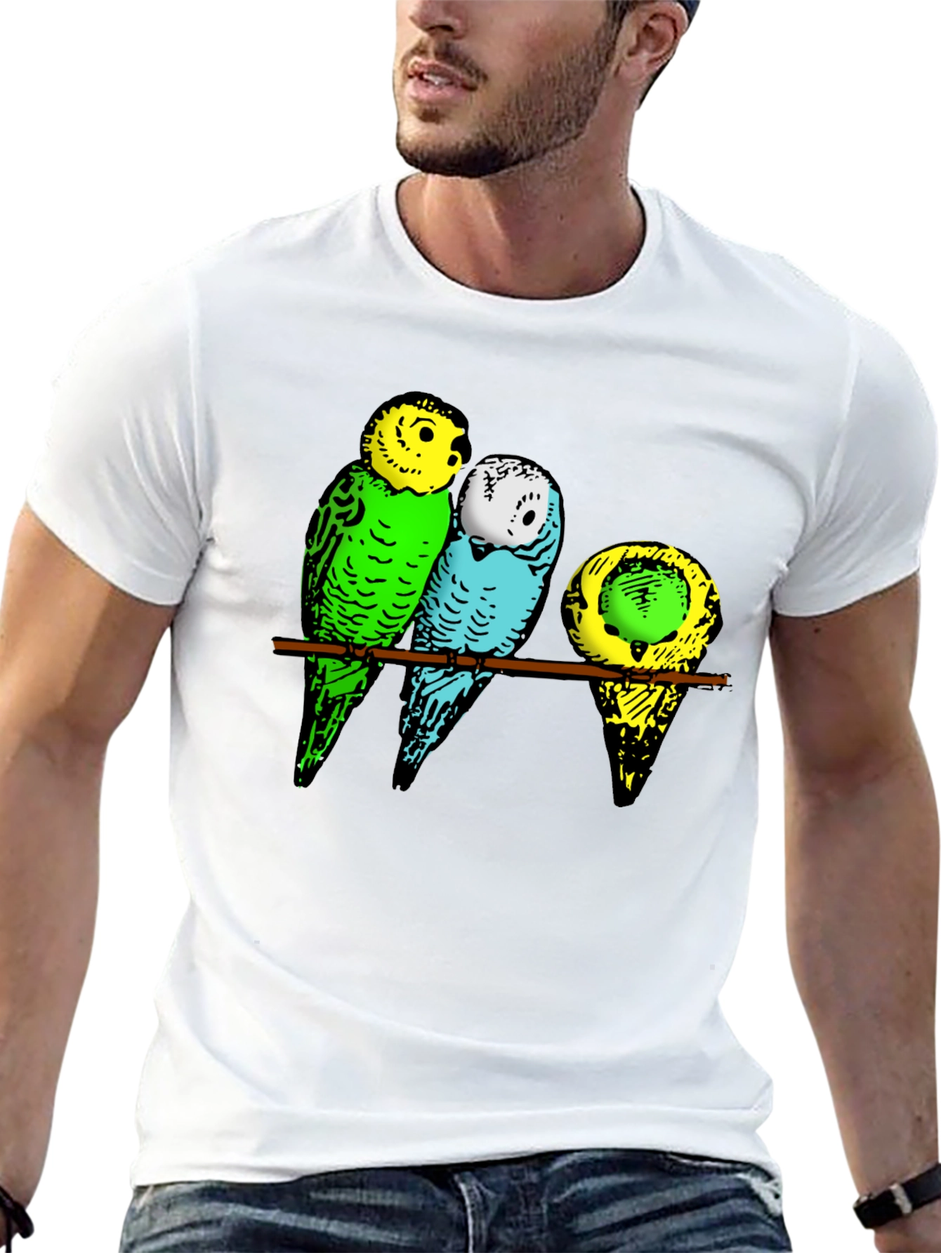 Parakeet Bird T-Shirt