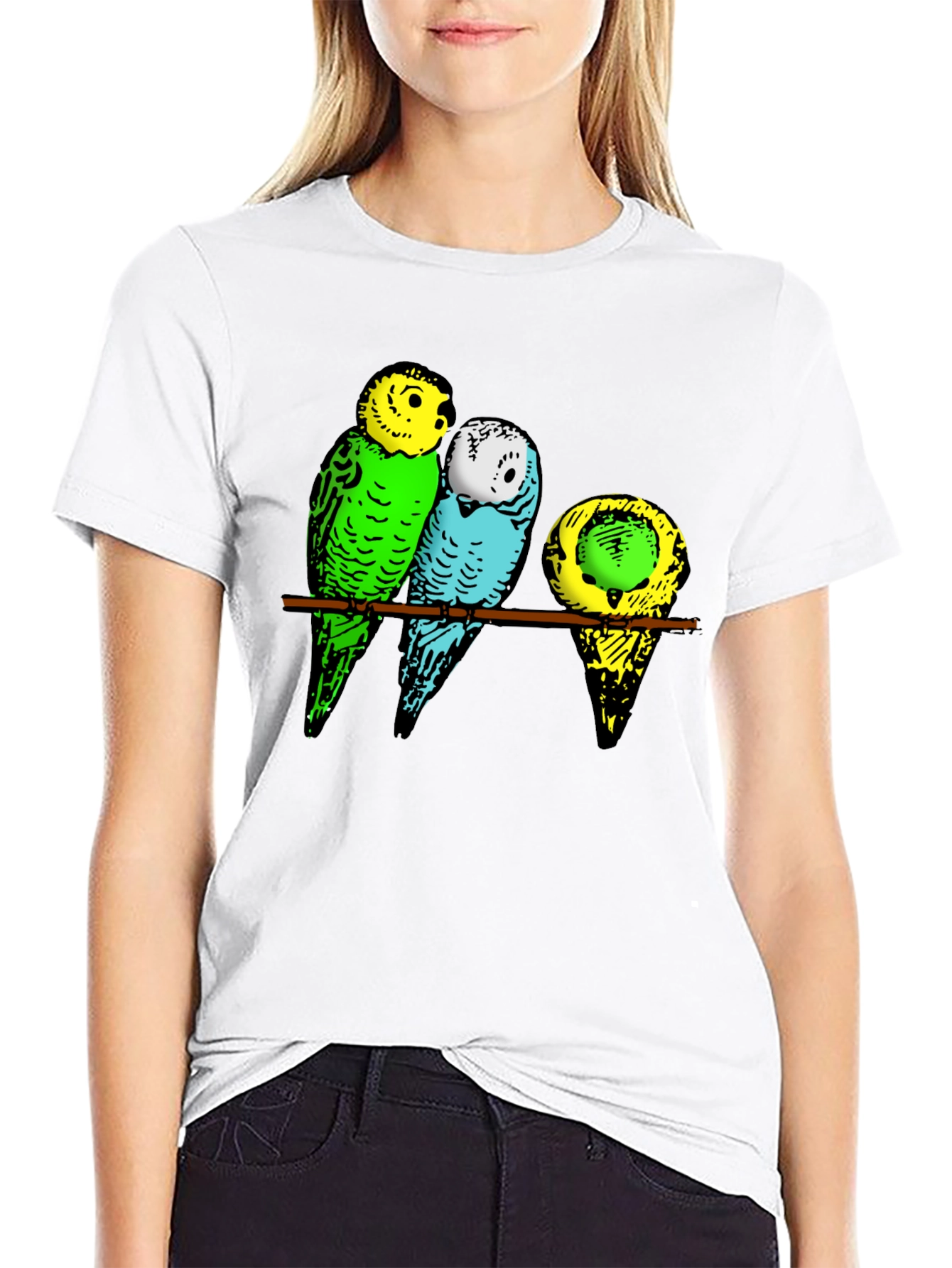 Parakeet Bird T-Shirt