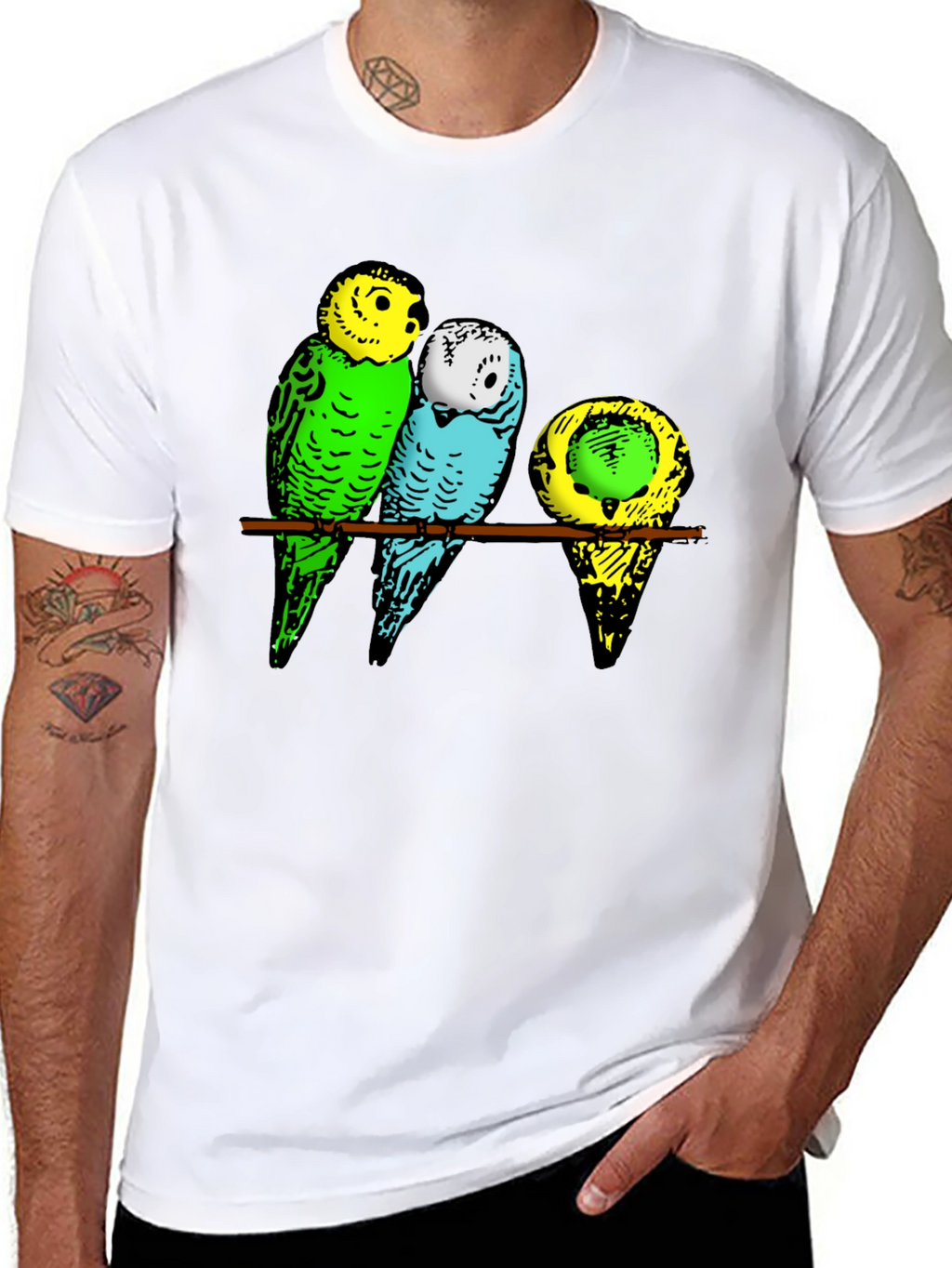 Parakeet Bird T-Shirt
