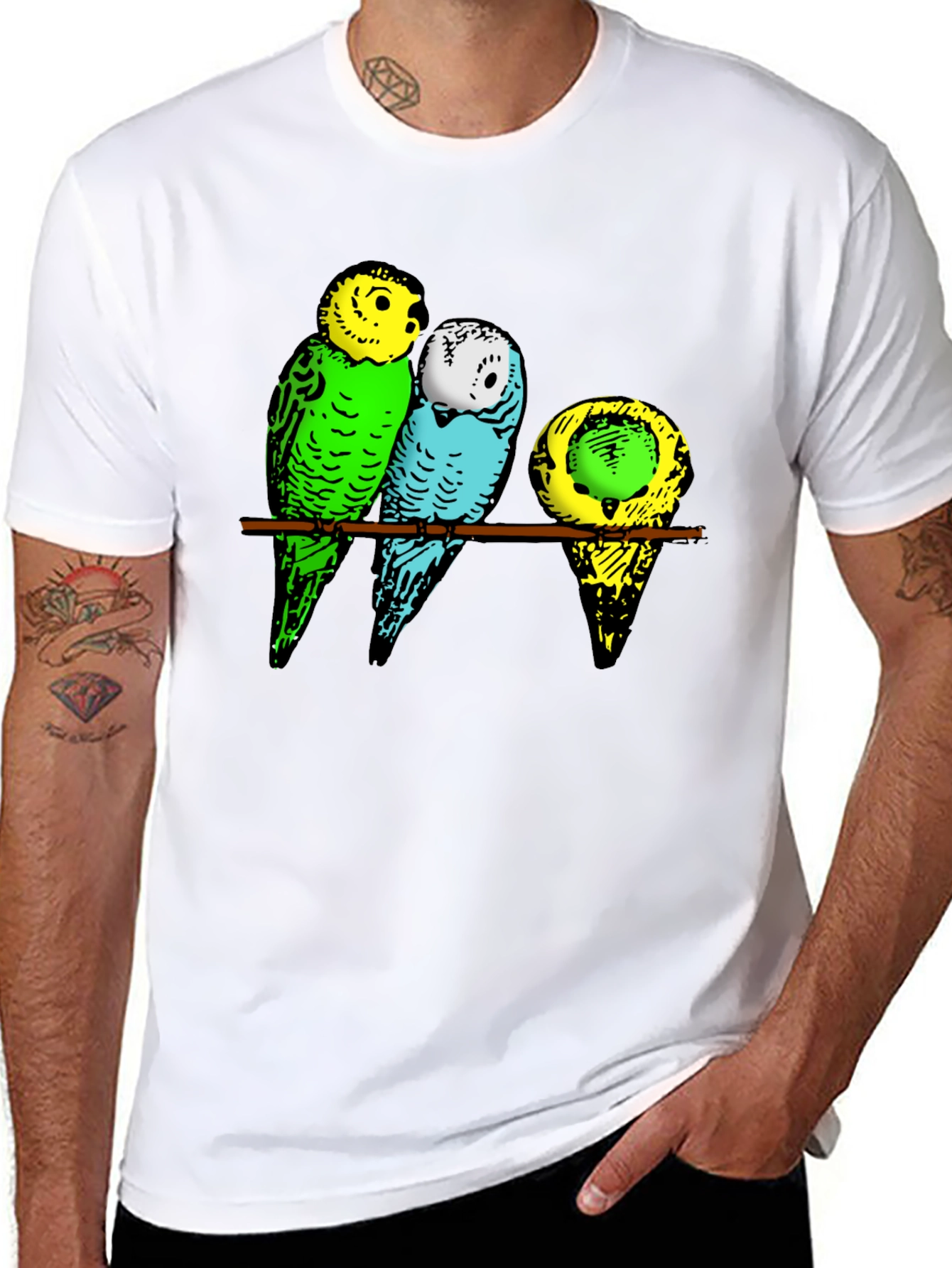 Parakeet Bird T-Shirt