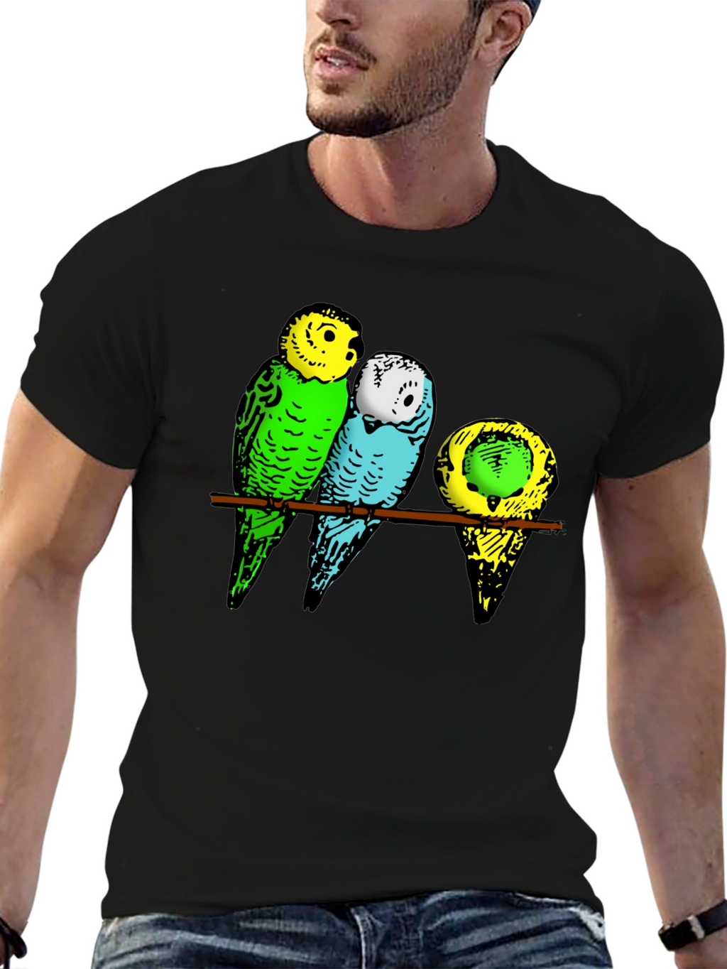 Parakeet Bird T-Shirt