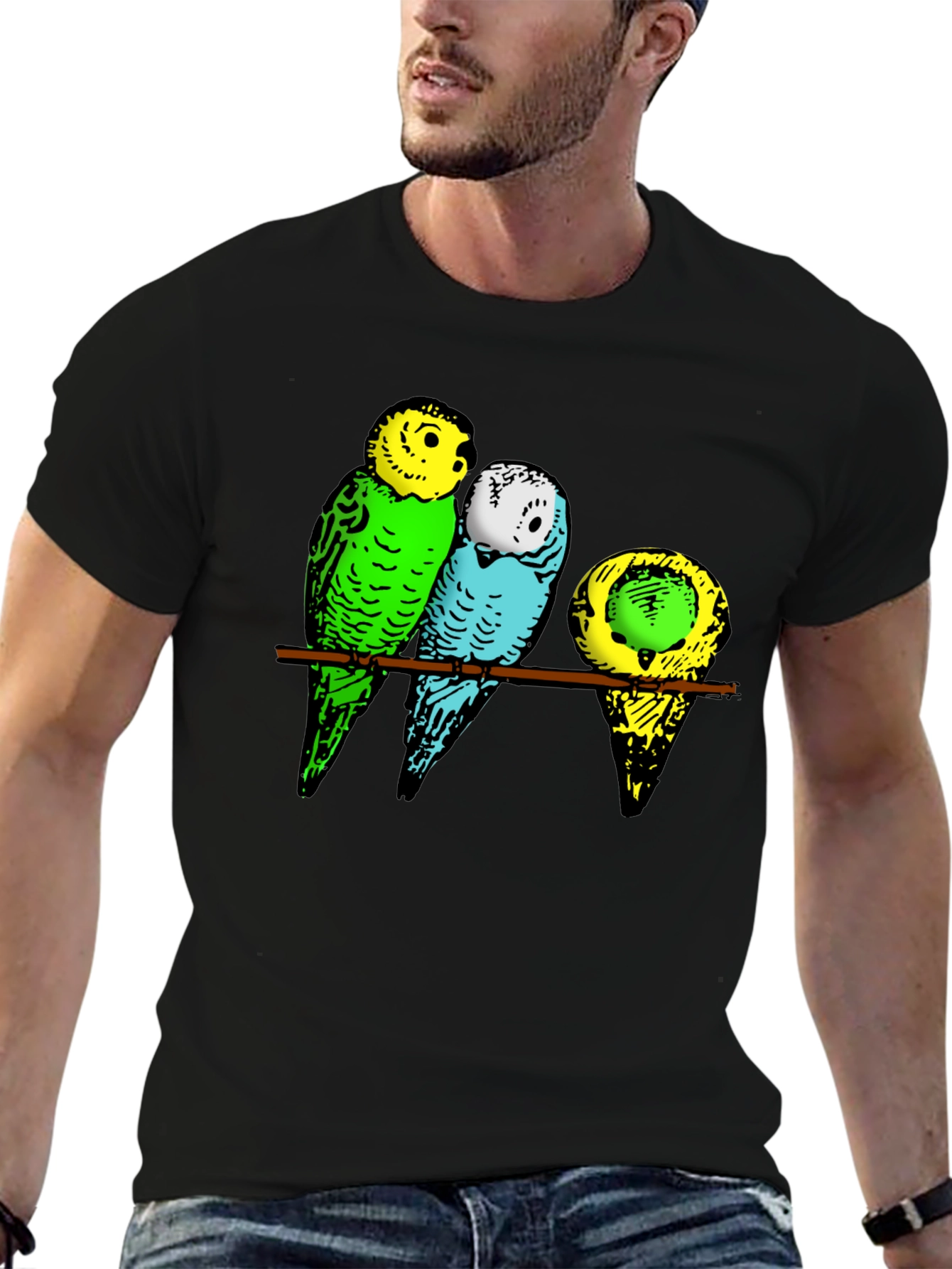 Parakeet Bird T-Shirt