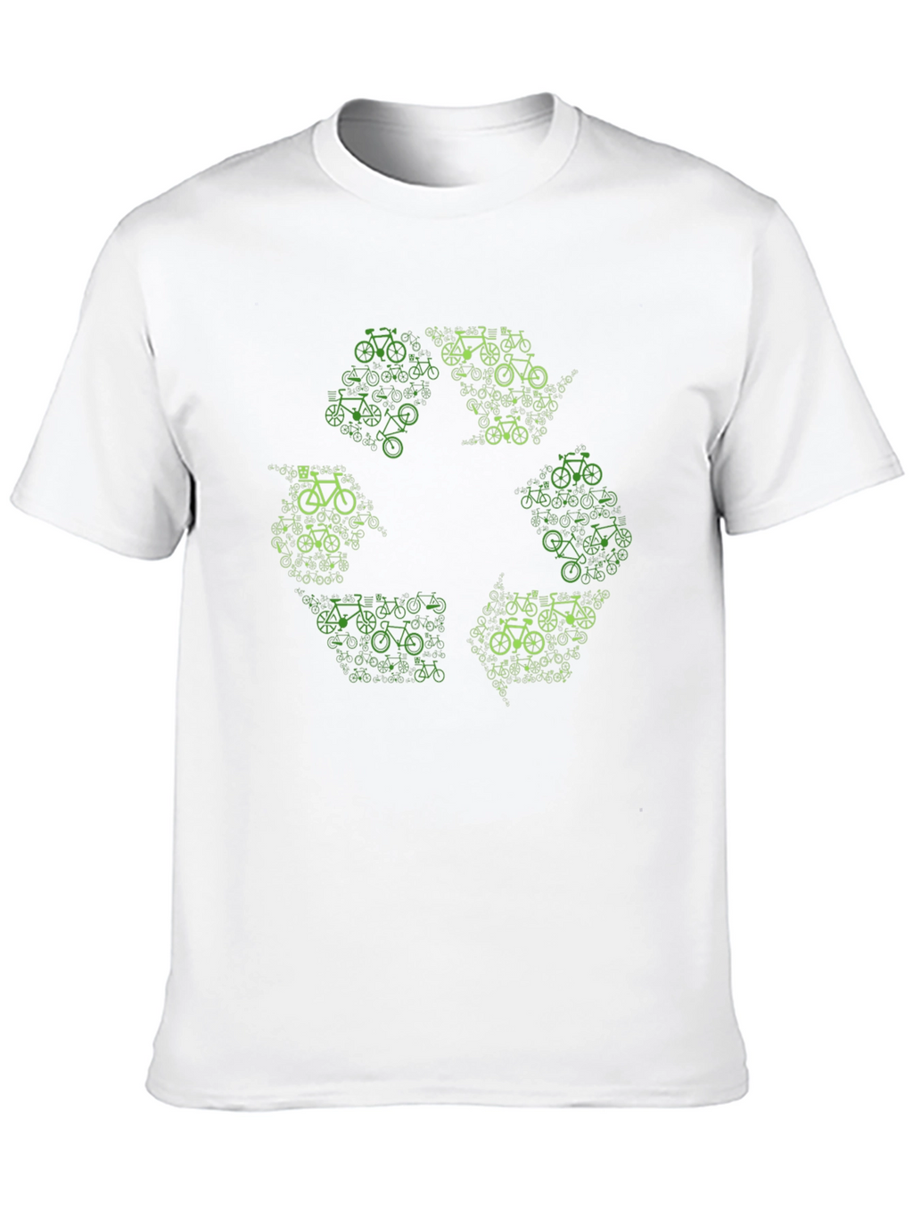 Eco-Friendly Bicycle Recycle Symbol T-Shirt