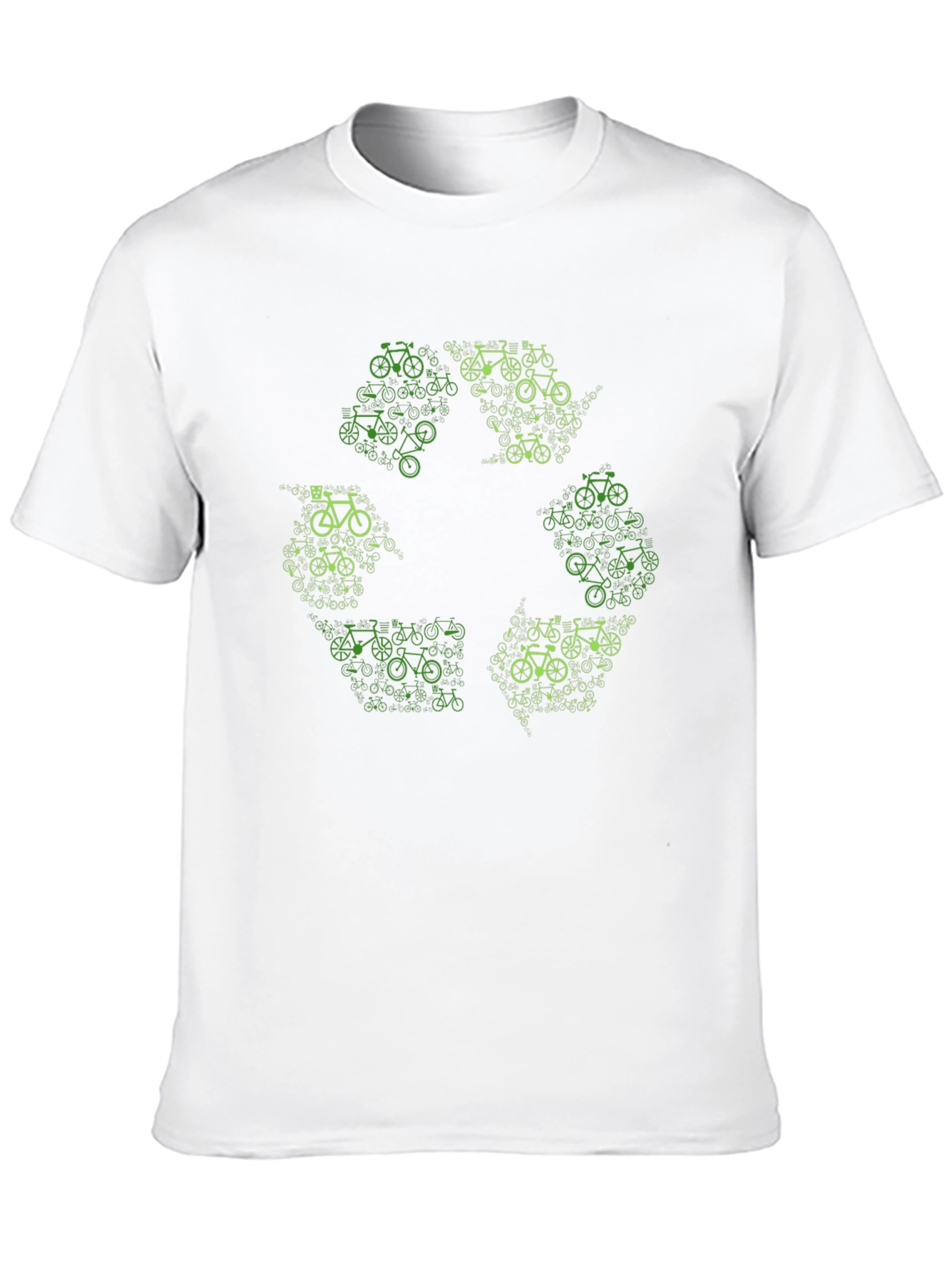 Eco-Friendly Bicycle Recycle Symbol T-Shirt