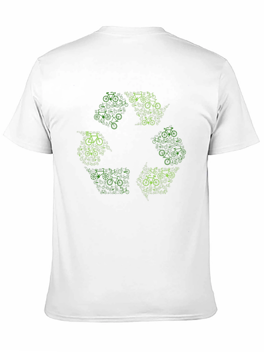 Eco-Friendly Bicycle Recycle Symbol T-Shirt