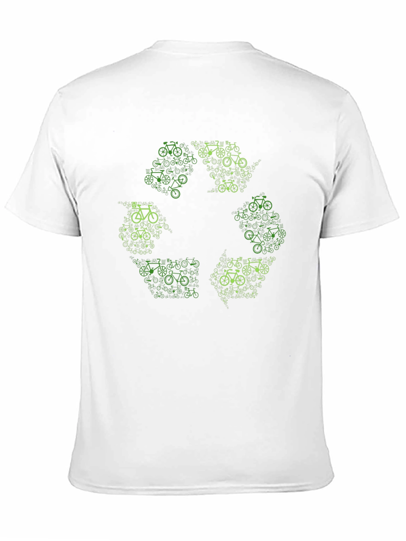 Eco-Friendly Bicycle Recycle Symbol T-Shirt