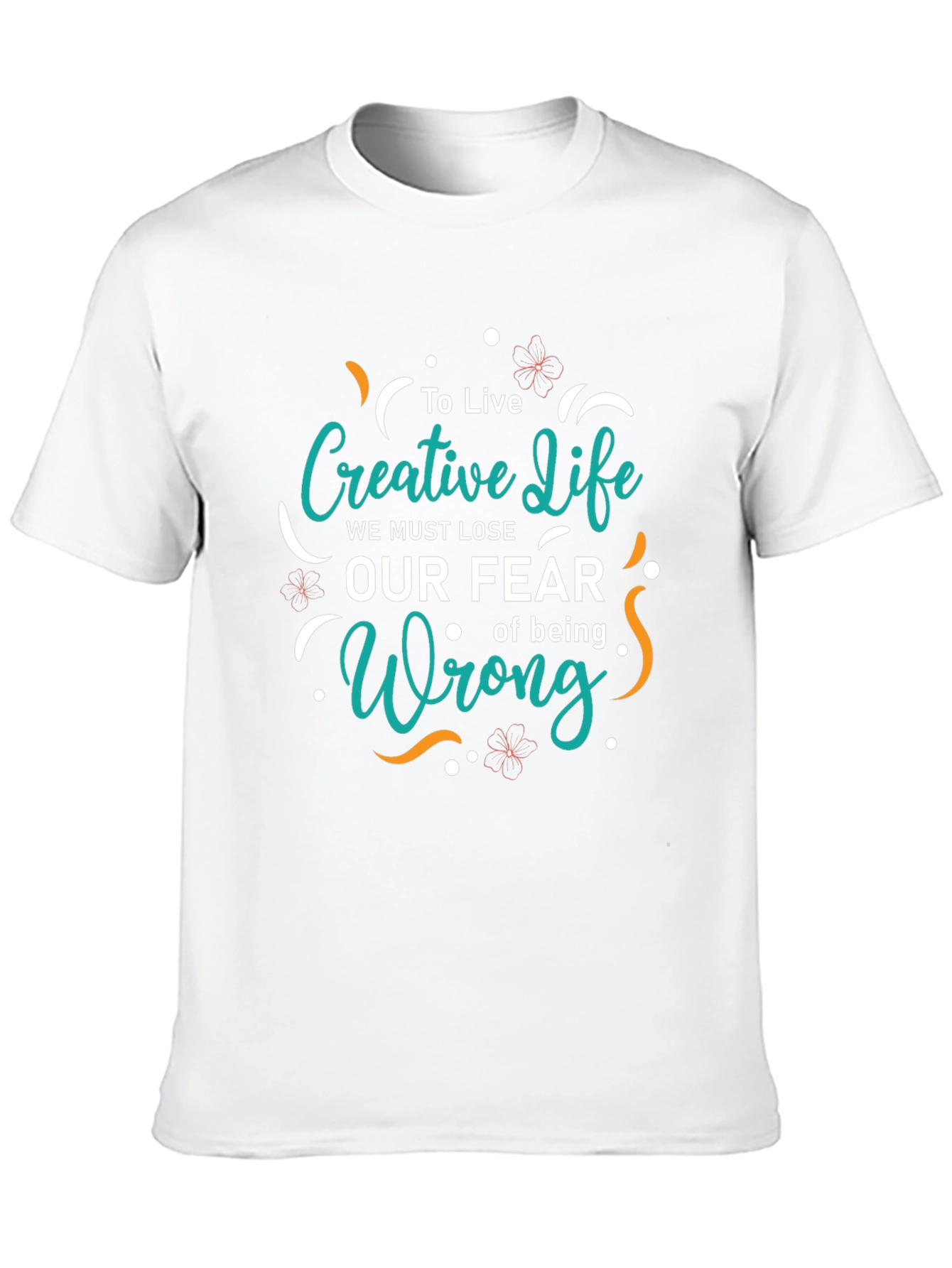 Creative Life Graphic Tee - Trendy Black T-Shirt