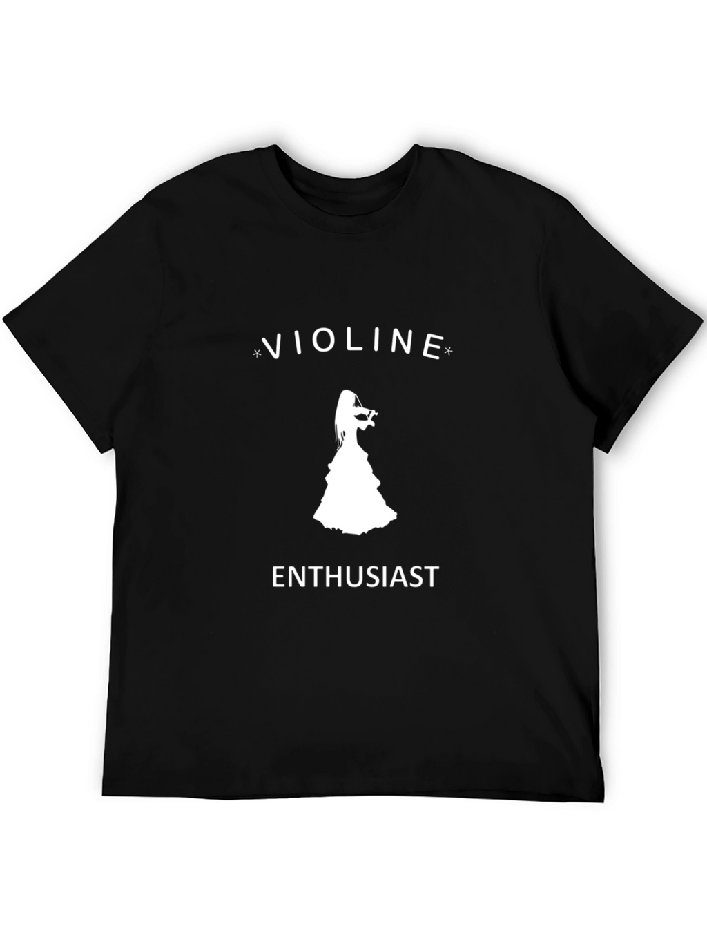 Violin Enthusiast Black T-Shirt