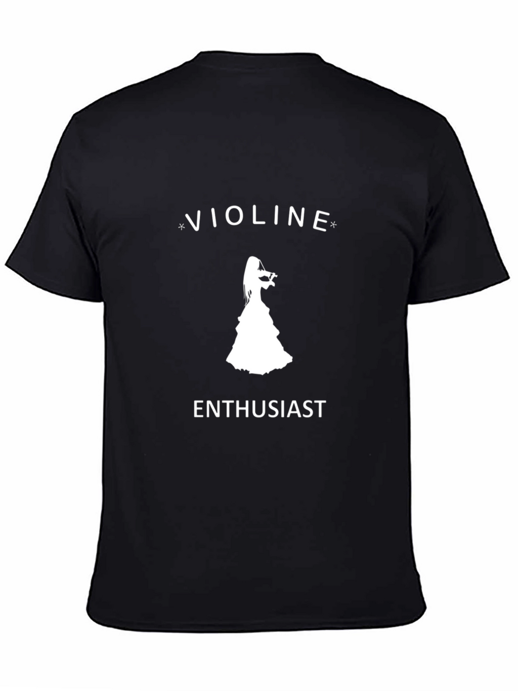 Violin Enthusiast Black T-Shirt