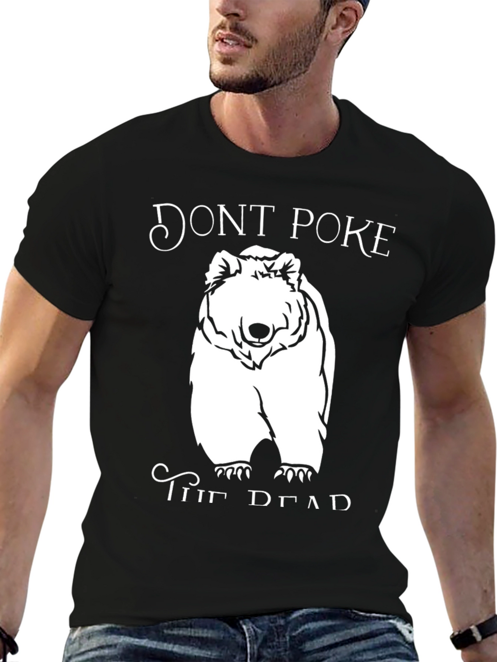 Dont Poke the Dead Bear Graphic T-Shirt