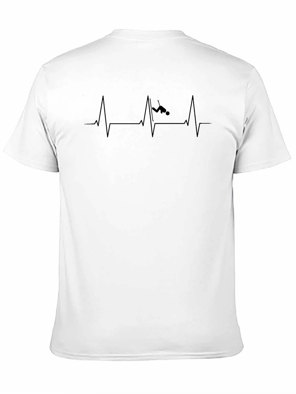 Diver Heartbeat Black T-Shirt
