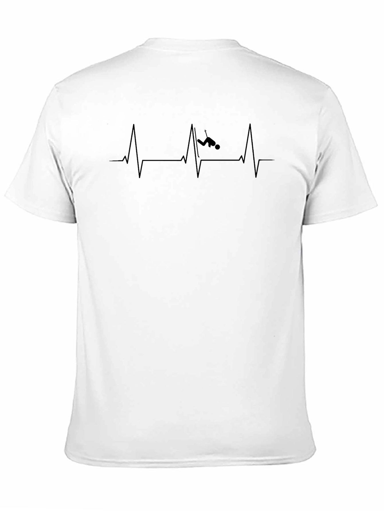 Diver Heartbeat Black T-Shirt