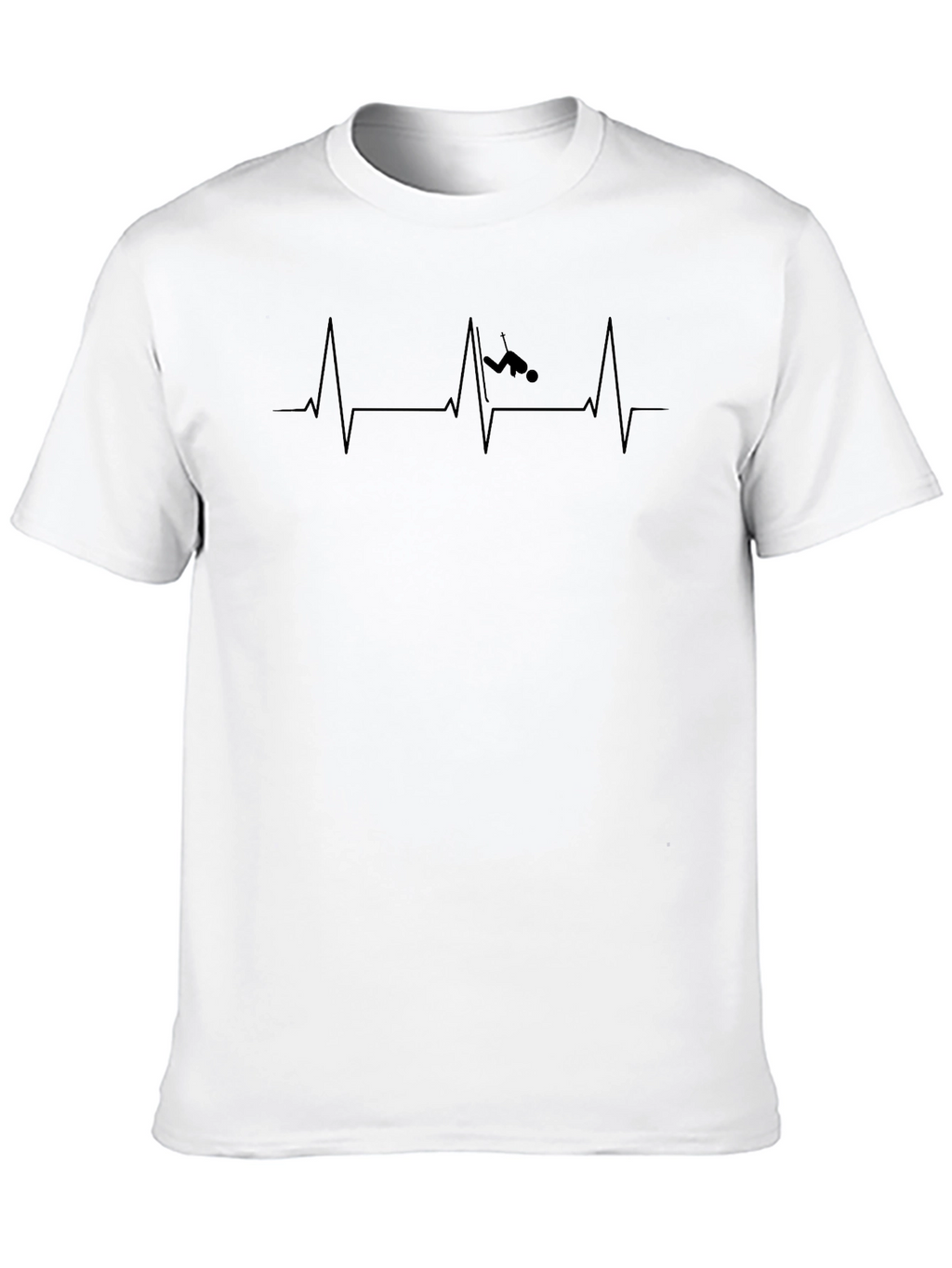 Diver Heartbeat Black T-Shirt