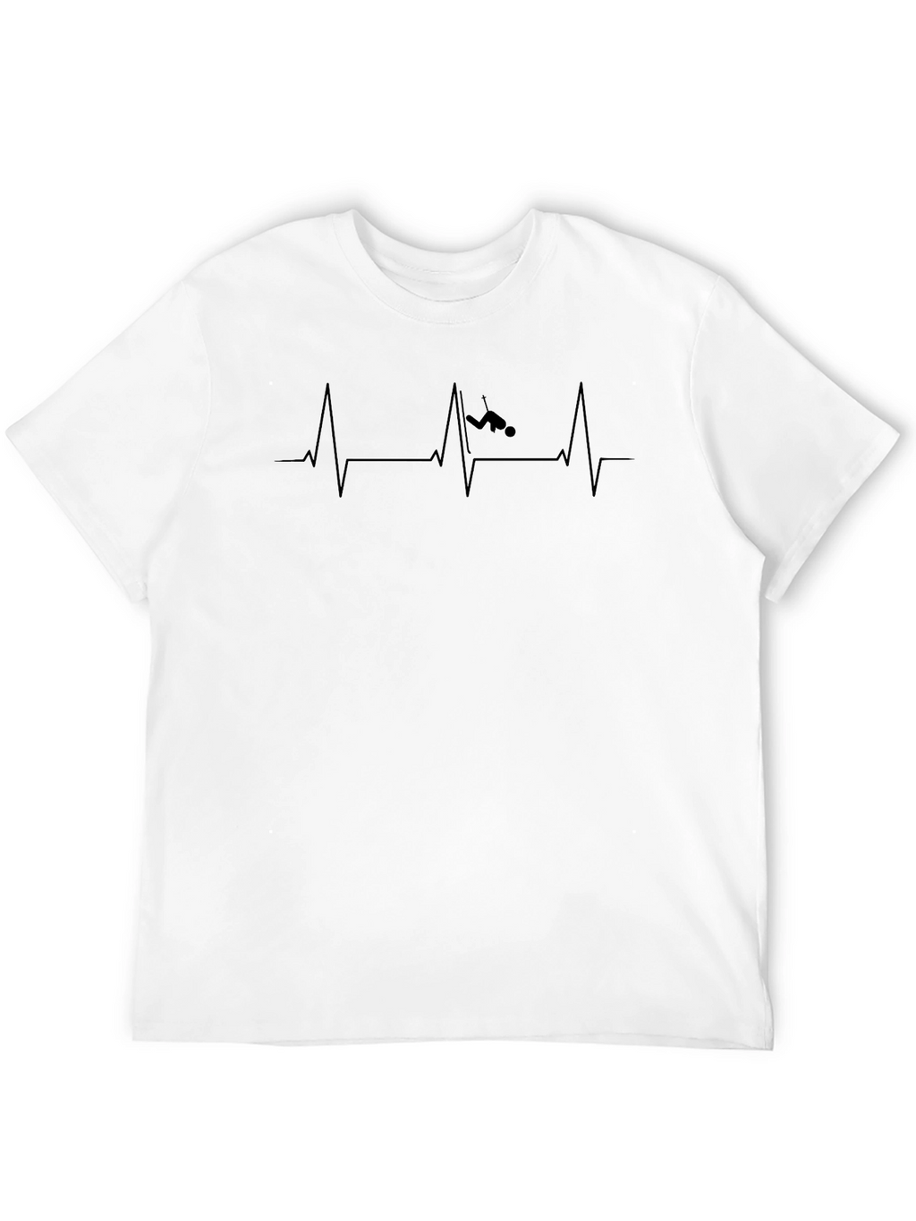 Diver Heartbeat Black T-Shirt