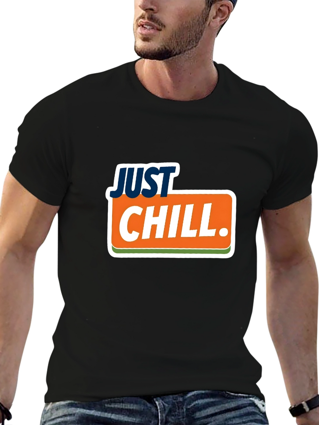 Just Chill Graphic T-Shirt - Relaxed Vibe