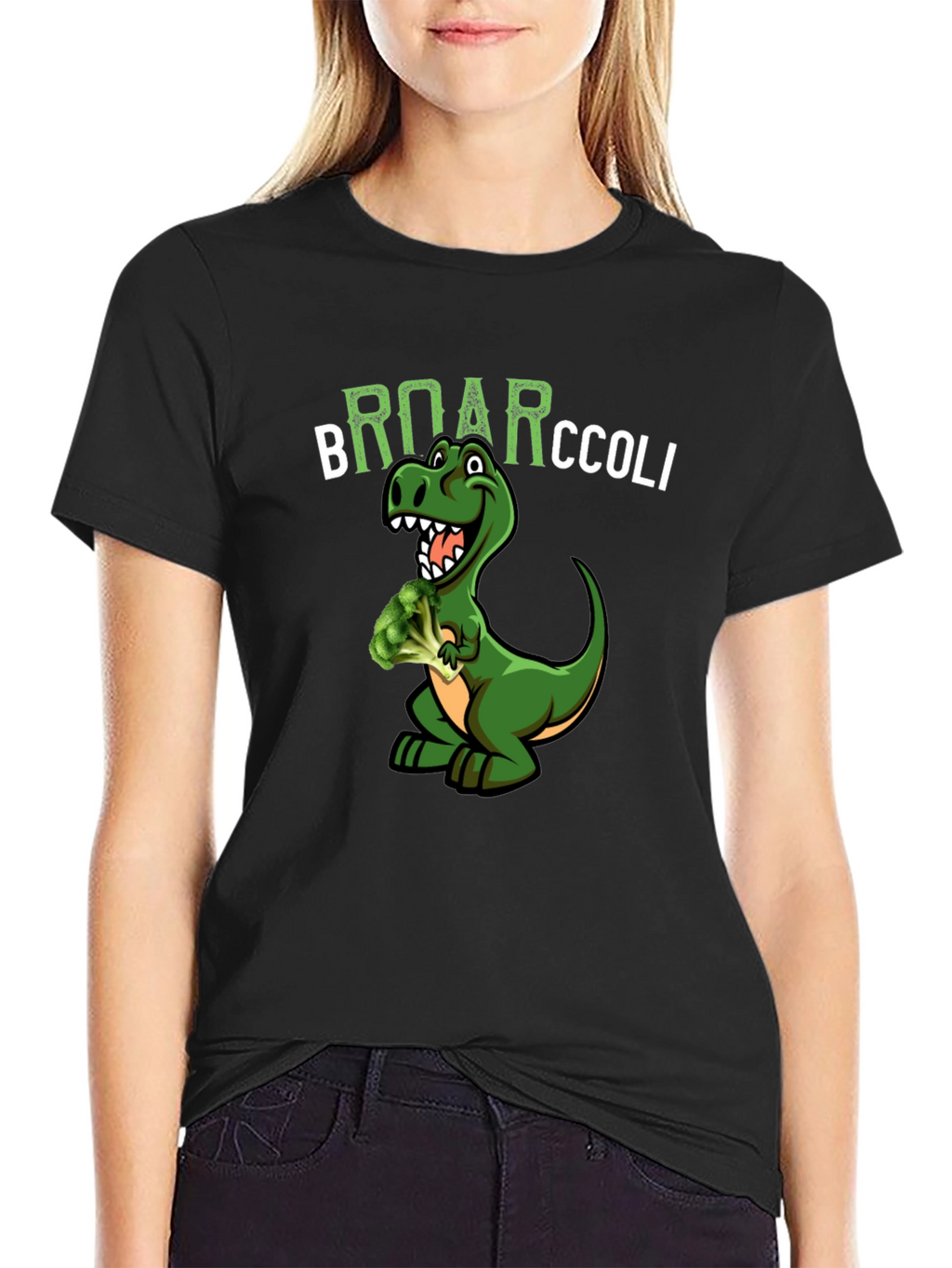 Broarccolli Dinosaur T-Shirt - Funny Vegan Tee