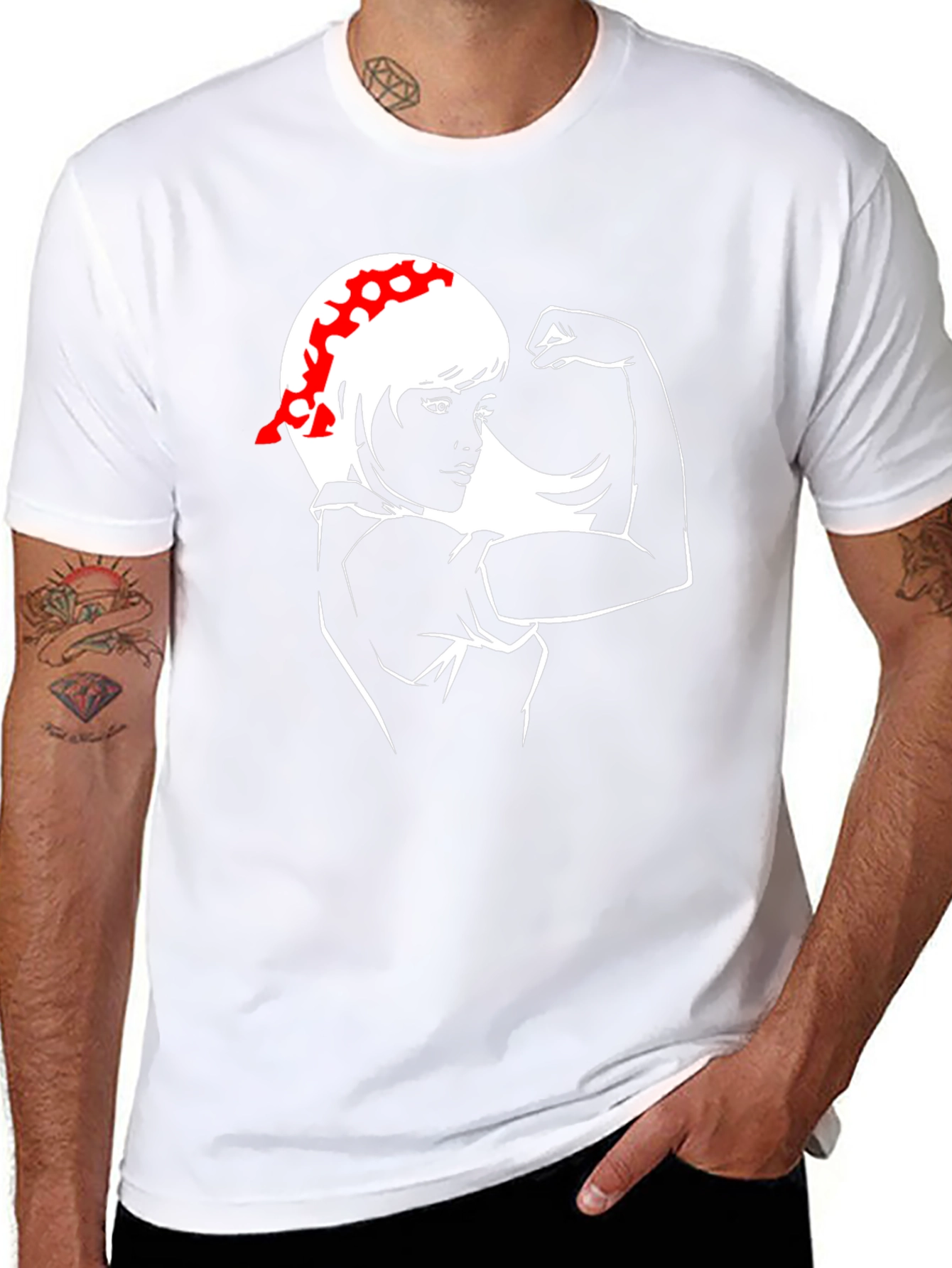 Rosie the Riveter Graphic Tee - Womens Empowerment Shirt