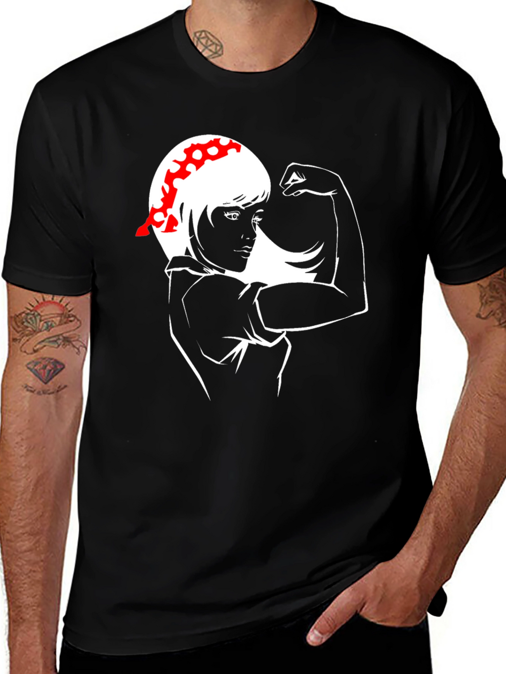 Rosie the Riveter Graphic Tee - Womens Empowerment Shirt