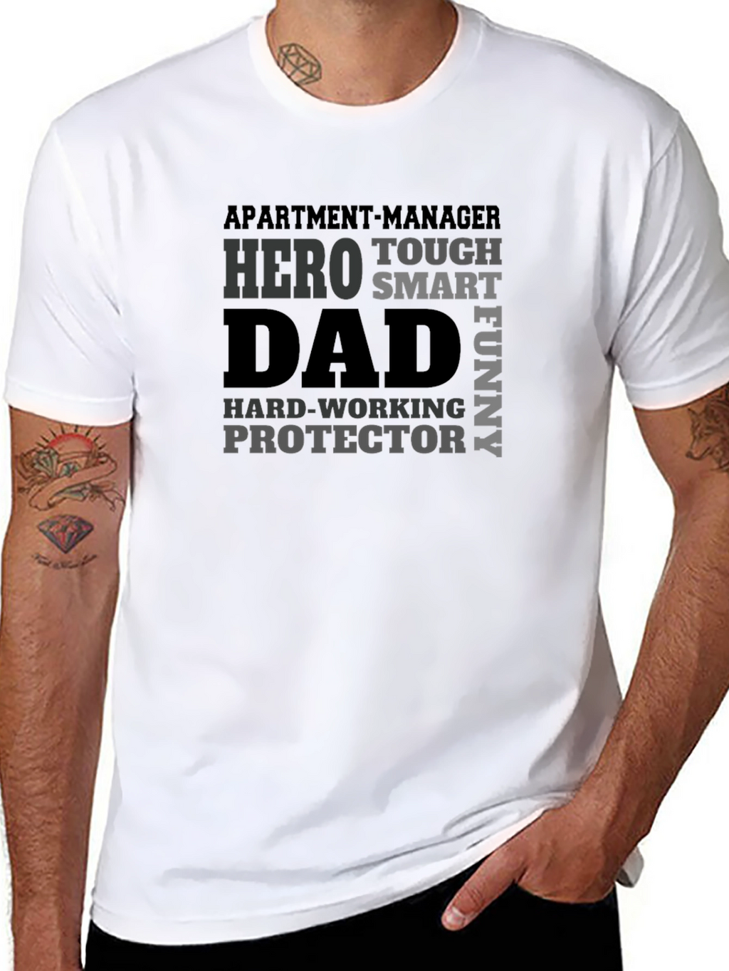 Hero Dad T-Shirt - Apartment Manager Edition