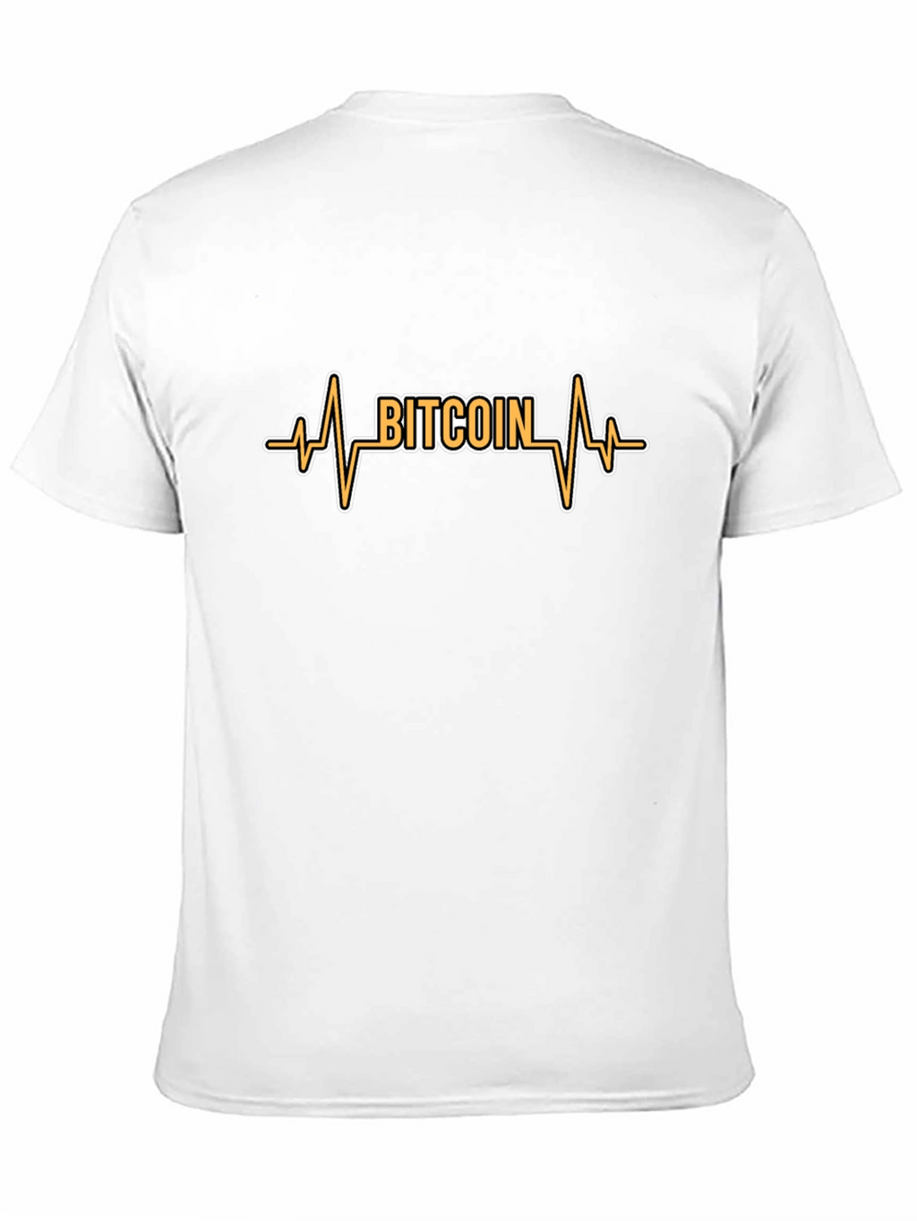 Bitcoin Heartbeat Graphic Tee - Crypto Fan T-Shirt