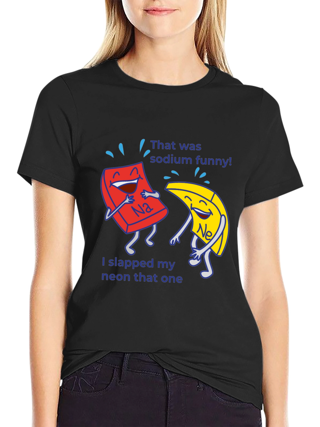 Funny Chemistry Pun T-Shirt Sodium Neon Elements Science Tee