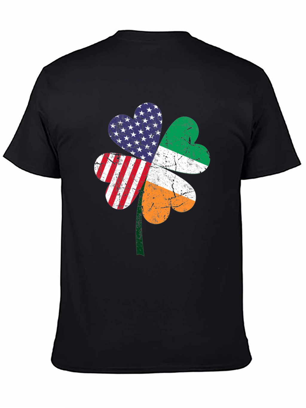 Irish American Pride Shamrock Graphic Tee