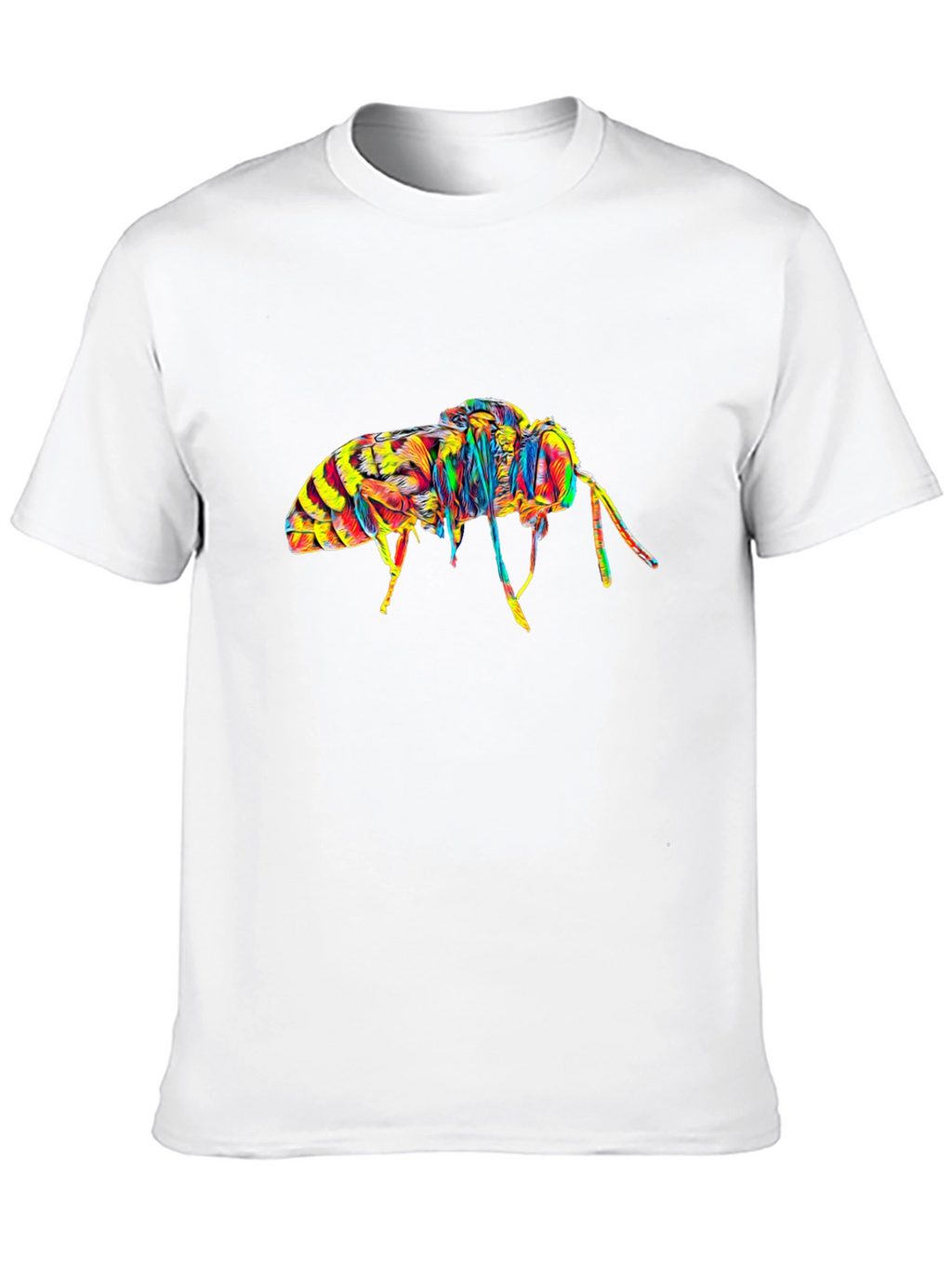 Bee Graphic T-Shirt - Artistic Insect Design