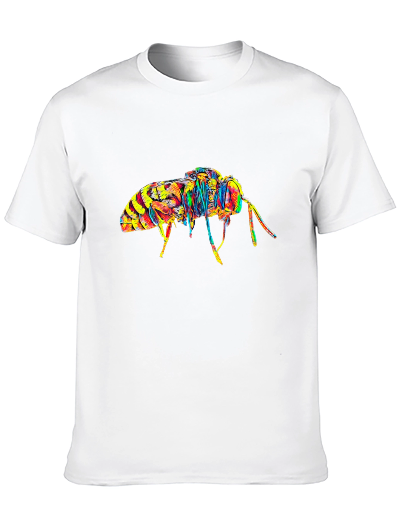 Bee Graphic T-Shirt - Artistic Insect Design