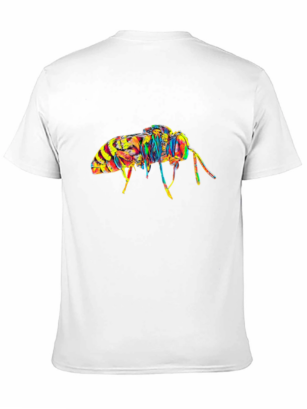 Bee Graphic T-Shirt - Artistic Insect Design