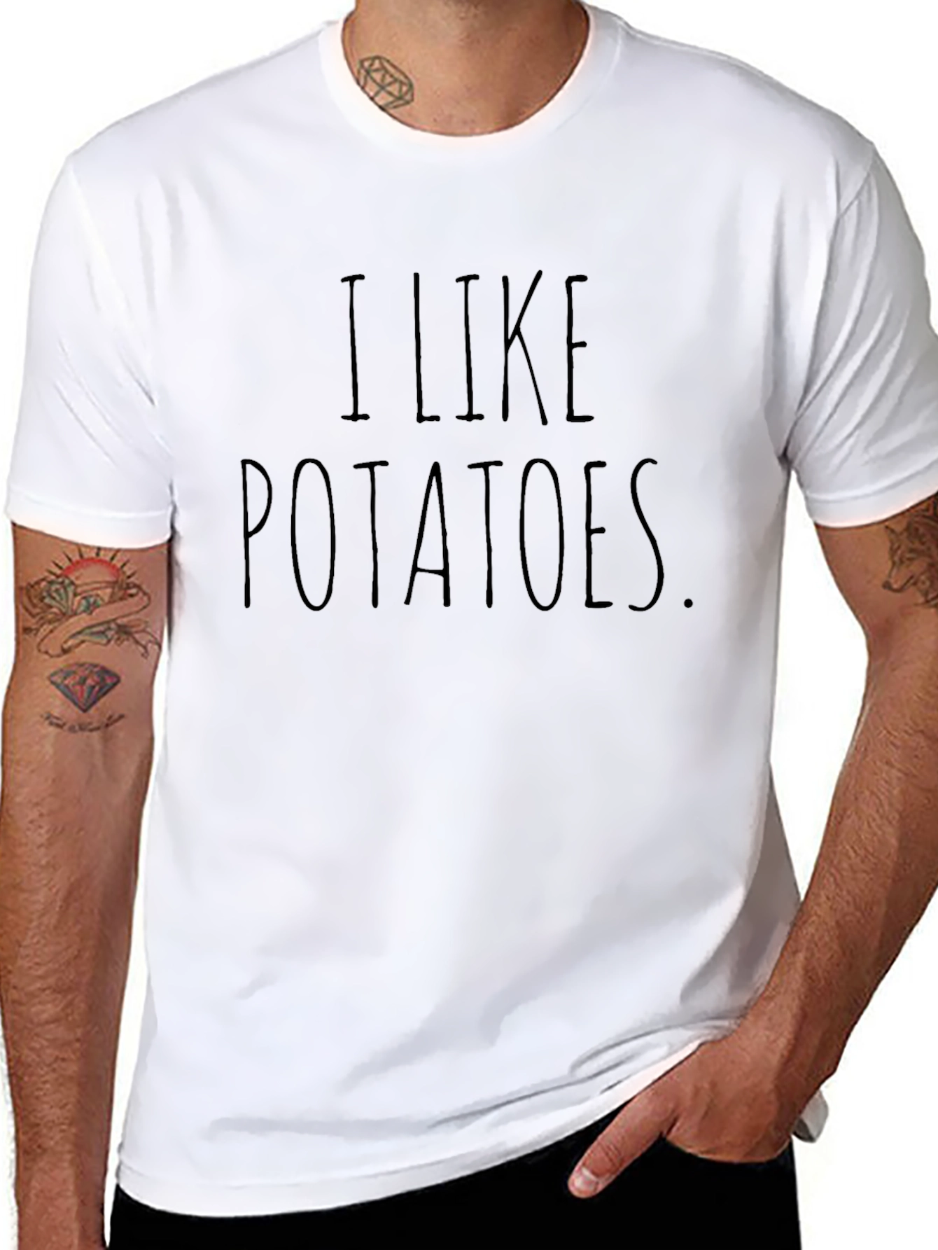 I Like Potatoes T-Shirt - Funny Foodie Tee