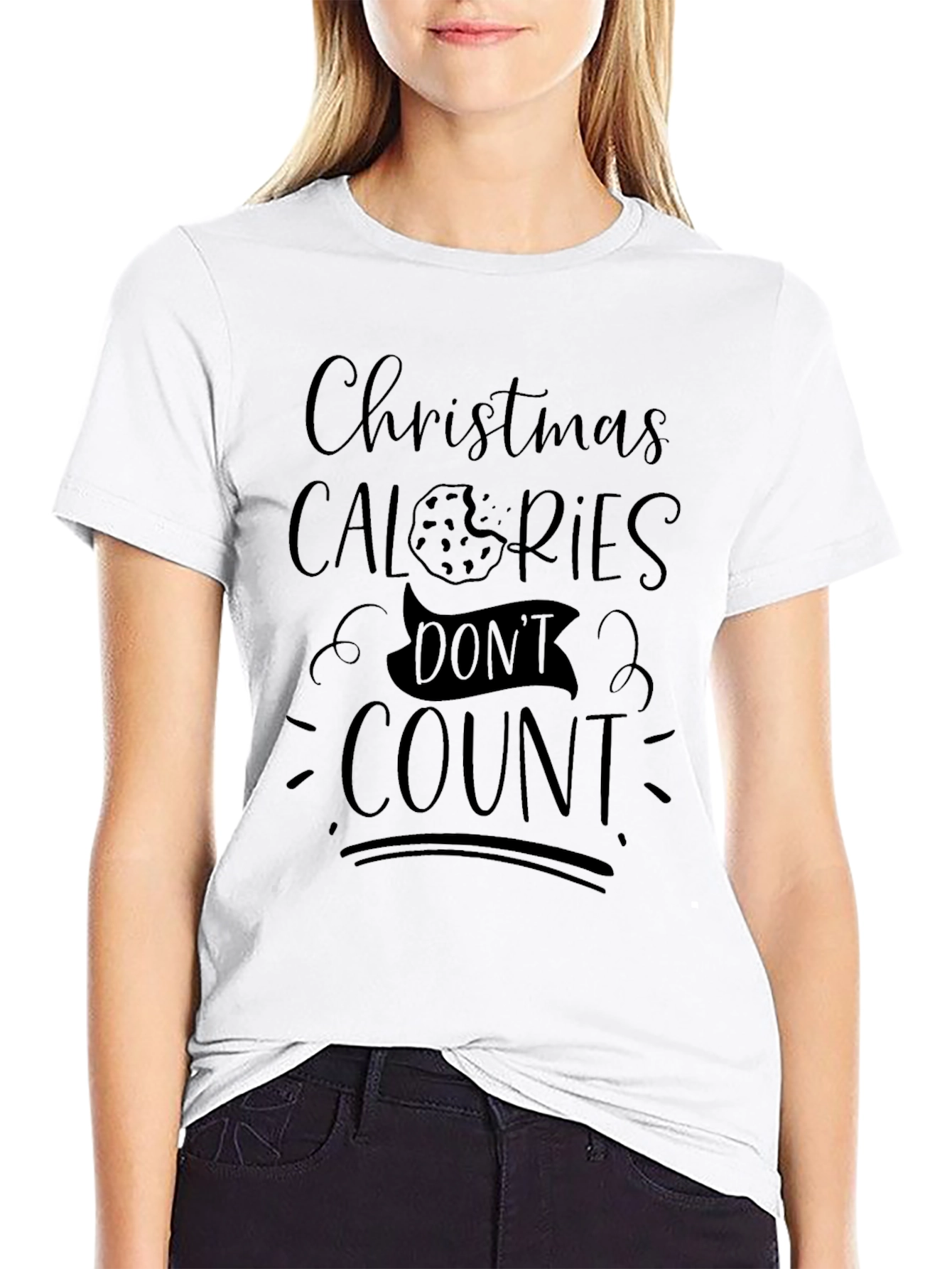 Christmas Calories Dont Count Graphic Tee