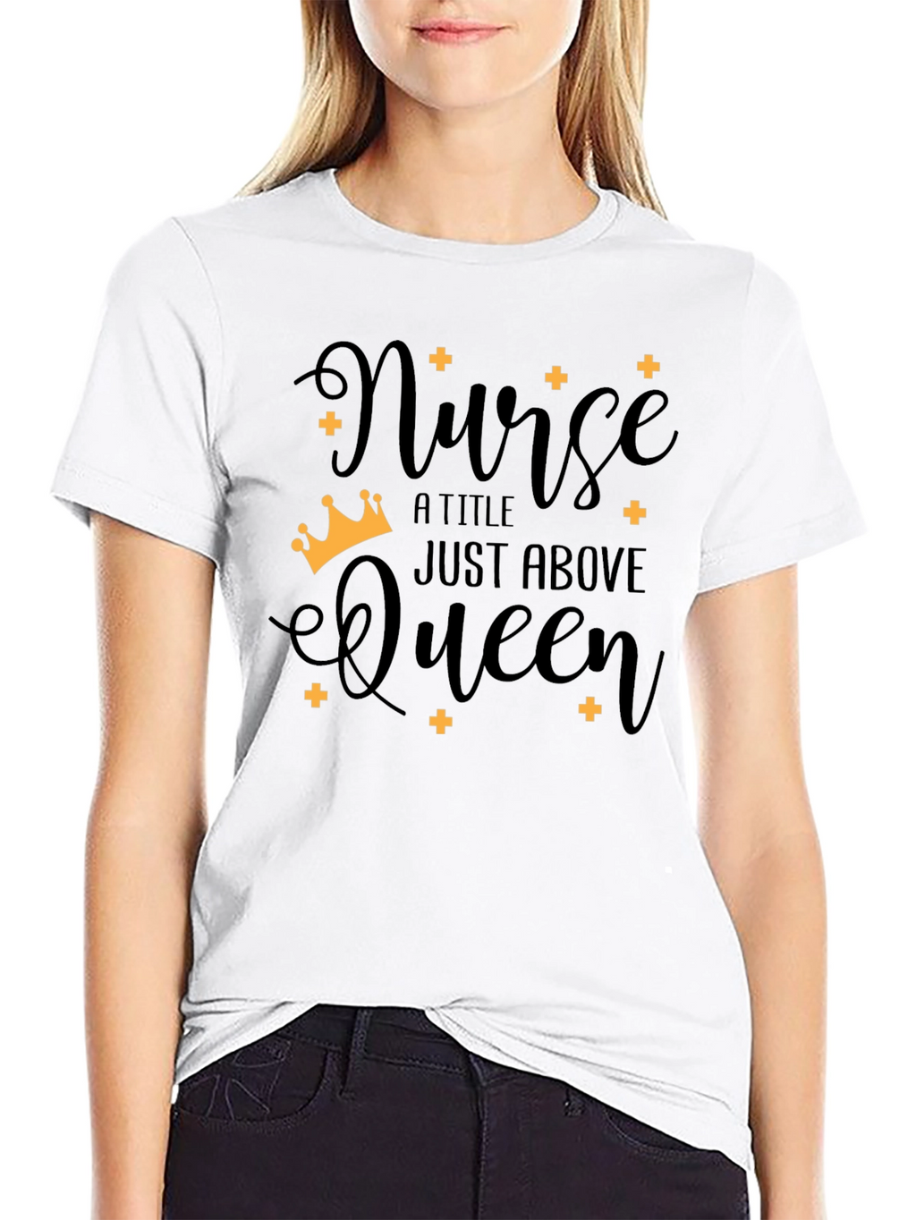 Nurse Queen T-Shirt - Black