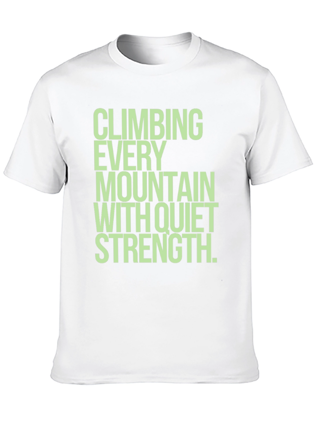 Climbing Mountain Graphic Tee - Quiet Strength Black Shirt