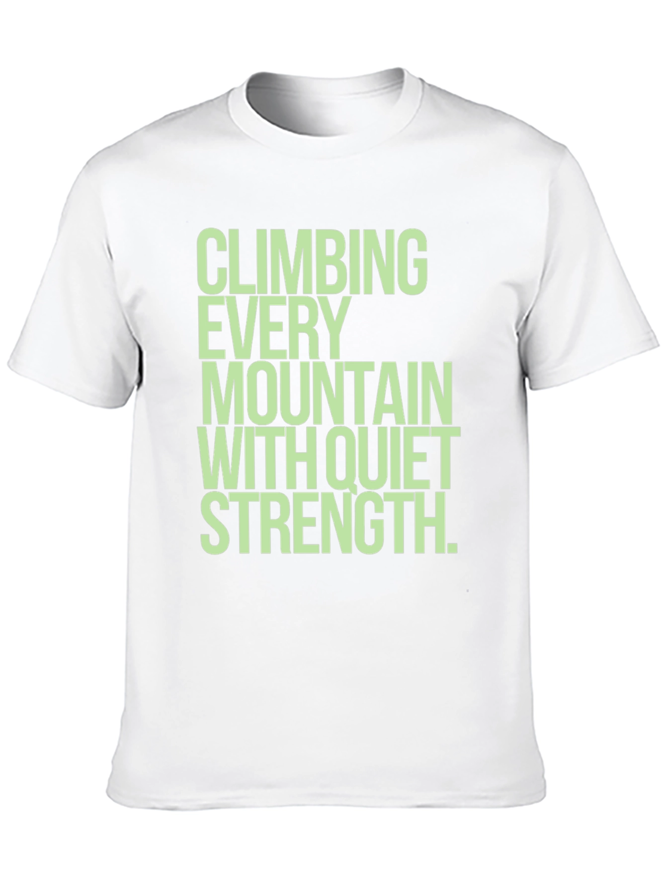 Climbing Mountain Graphic Tee - Quiet Strength Black Shirt