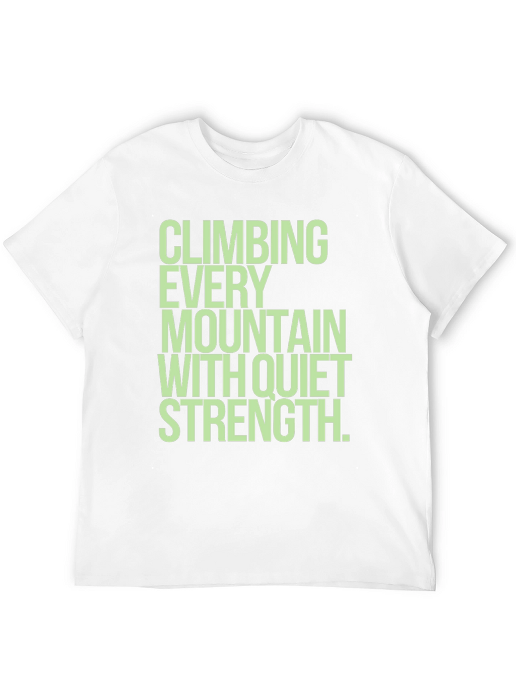 Climbing Mountain Graphic Tee - Quiet Strength Black Shirt