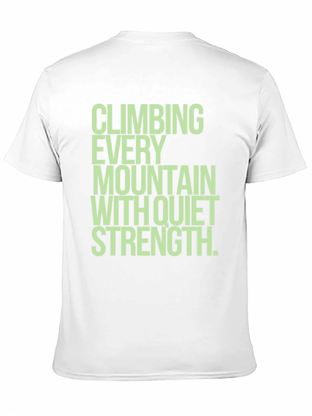 Climbing Mountain Graphic Tee - Quiet Strength Black Shirt