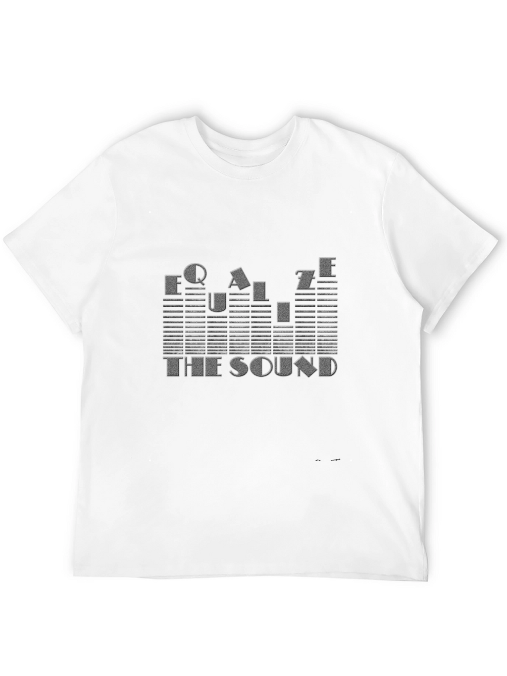 Equalize The Sound Graphic T-Shirt - Black