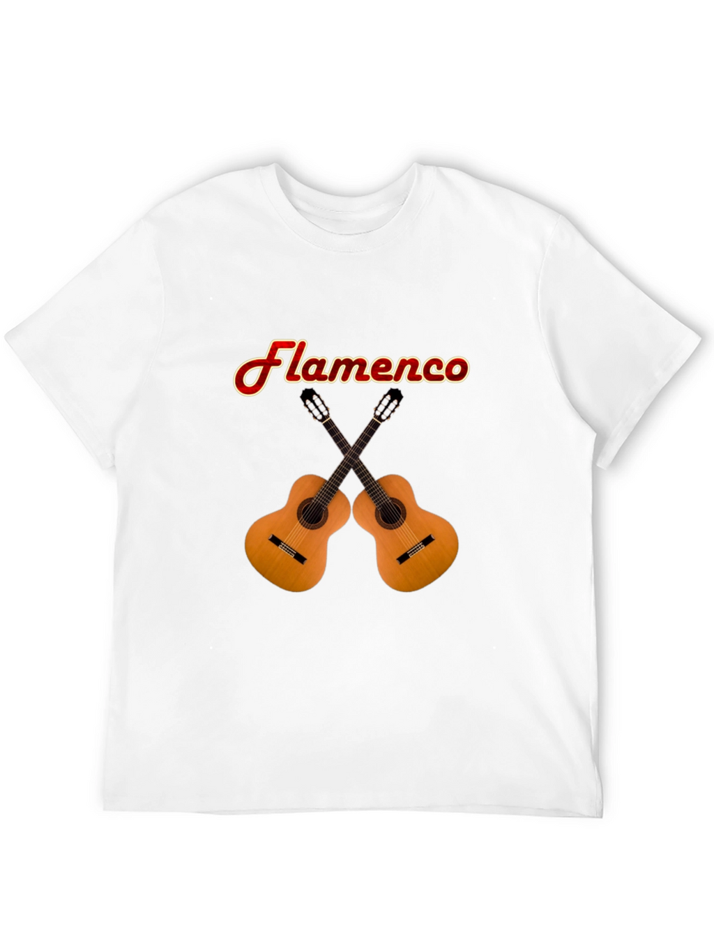 Flamenco Guitars Graphic T-Shirt - Black